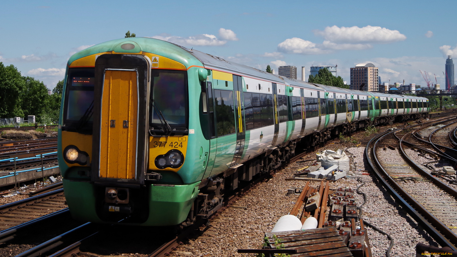 техника, поезда, состав, локомотив, рельсы, дорога, железная