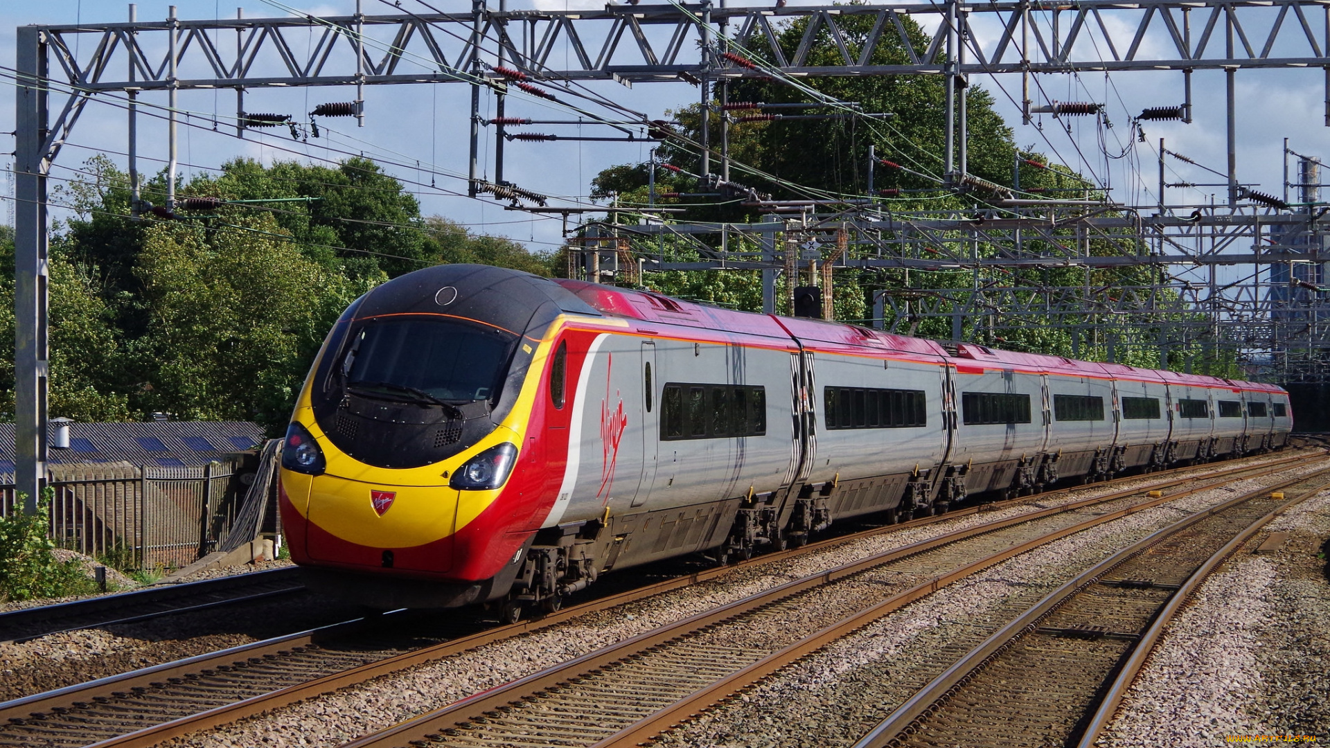 техника, поезда, железная, дорога, рельсы, локомотив, состав