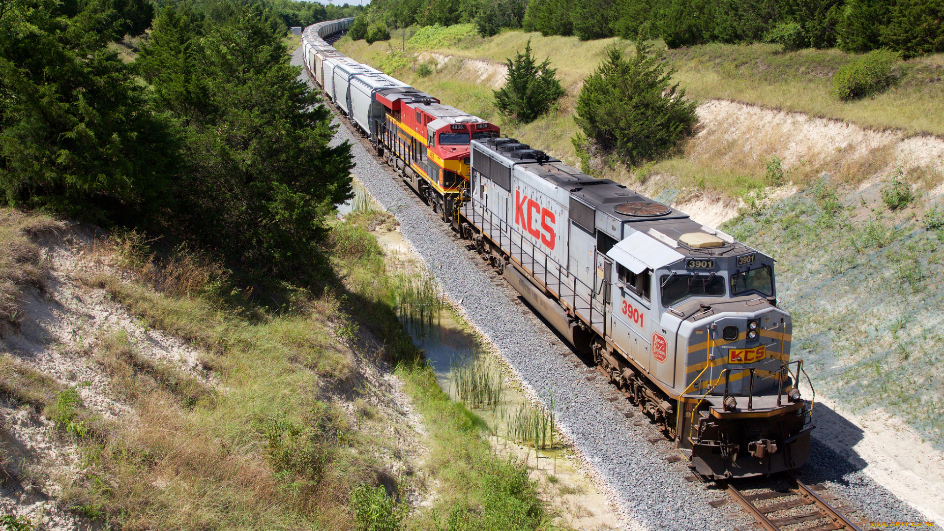 техника, поезда, железная, состав, локомотив, рельсы, дорога