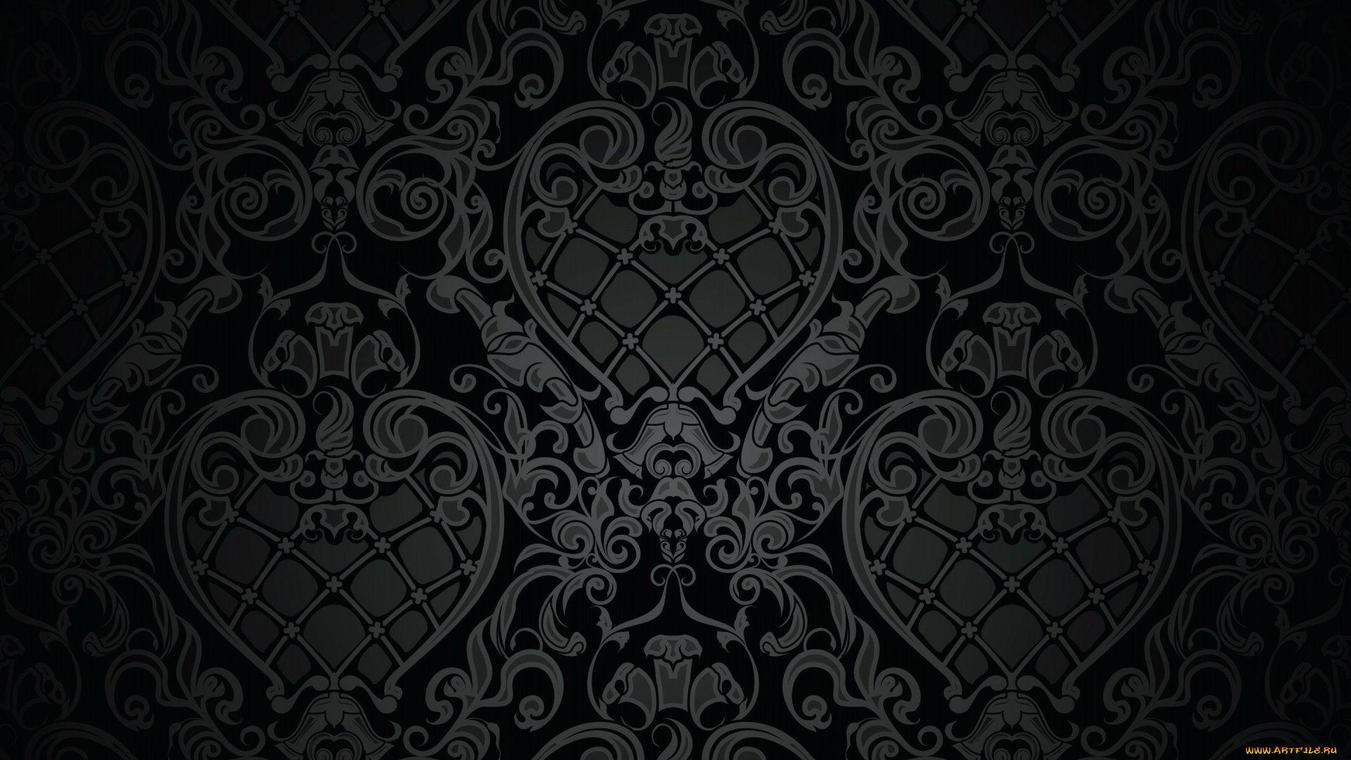 векторная, графика, другое, , other, vintage, dark, орнамент, узор, винтаж, pattern, gradient, vector, texture, background, black