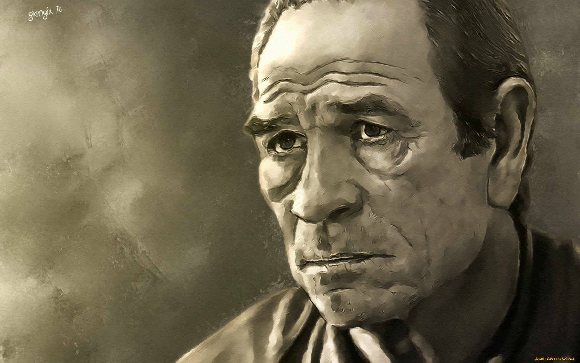 рисованное, люди, томми, ли, джонс