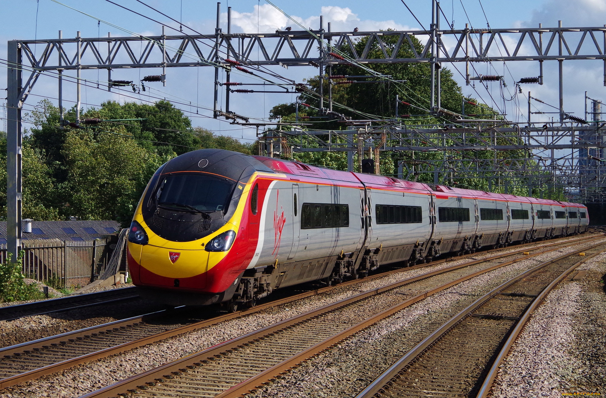 техника, поезда, железная, дорога, рельсы, локомотив, состав