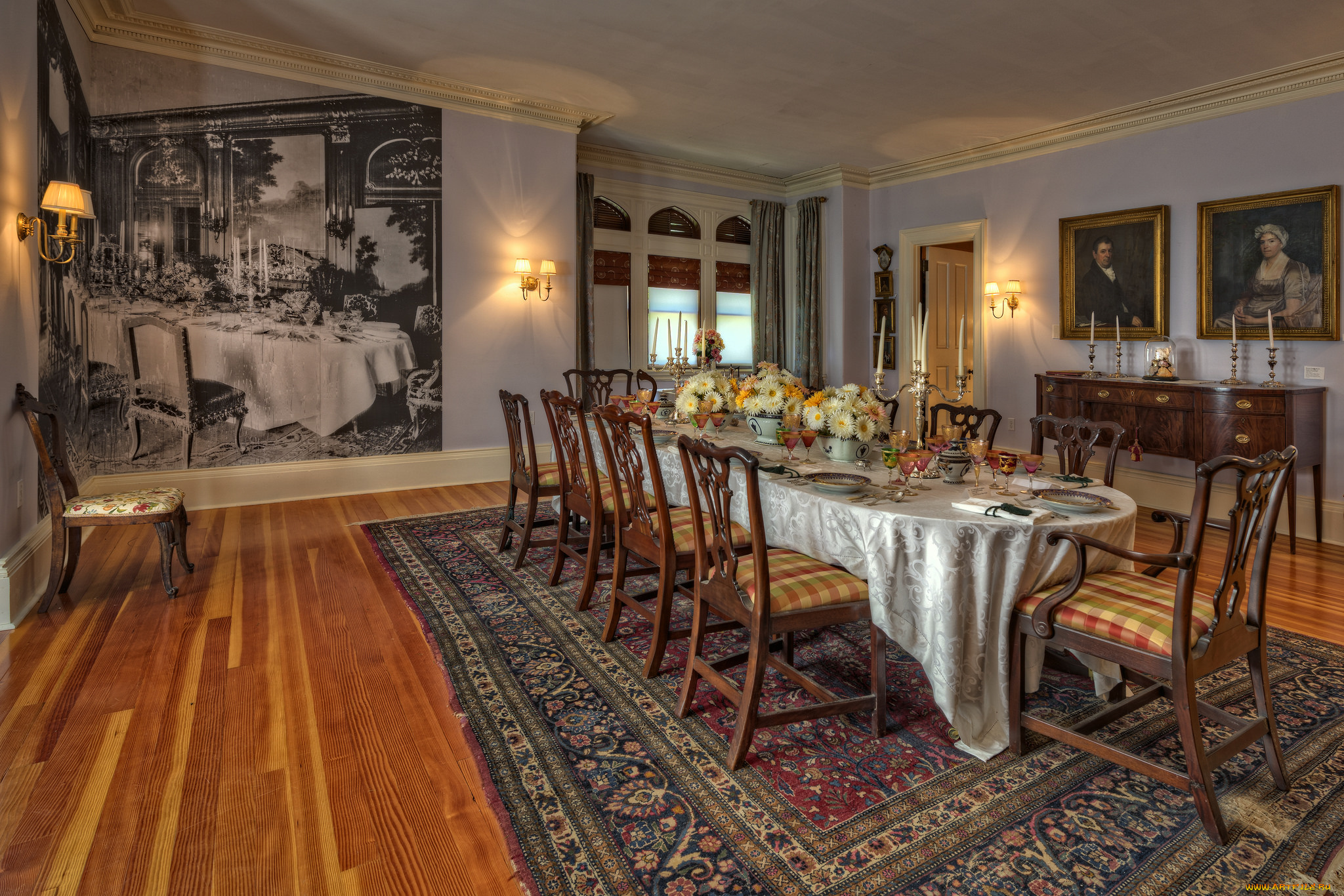 интерьер, столовая, мебель, комната