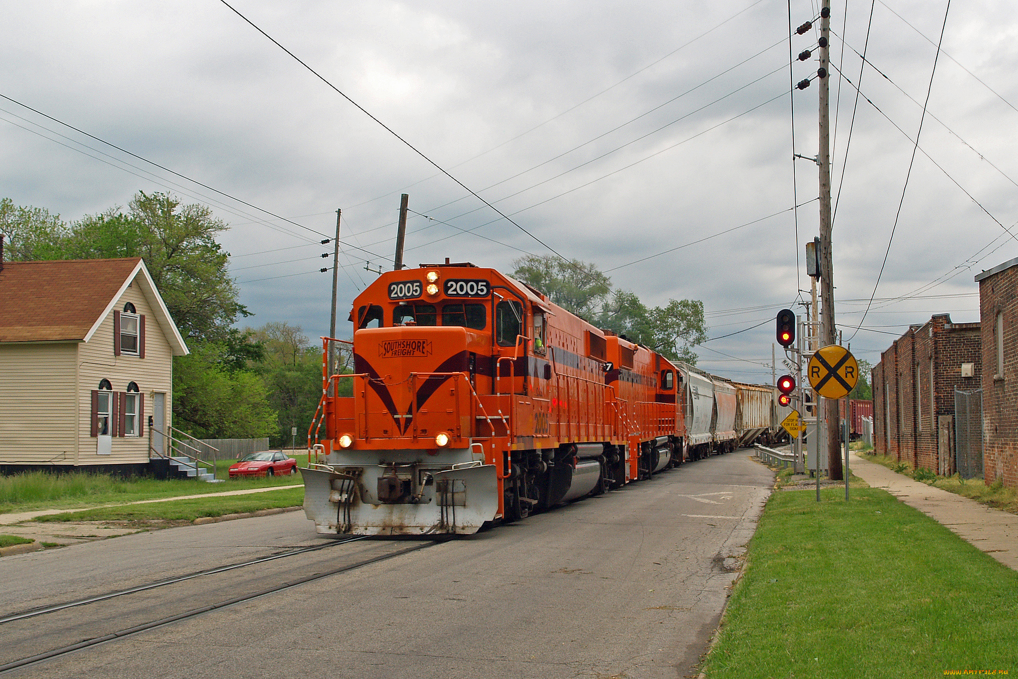 техника, поезда, железная, дорога, рельсы, локомотив, состав