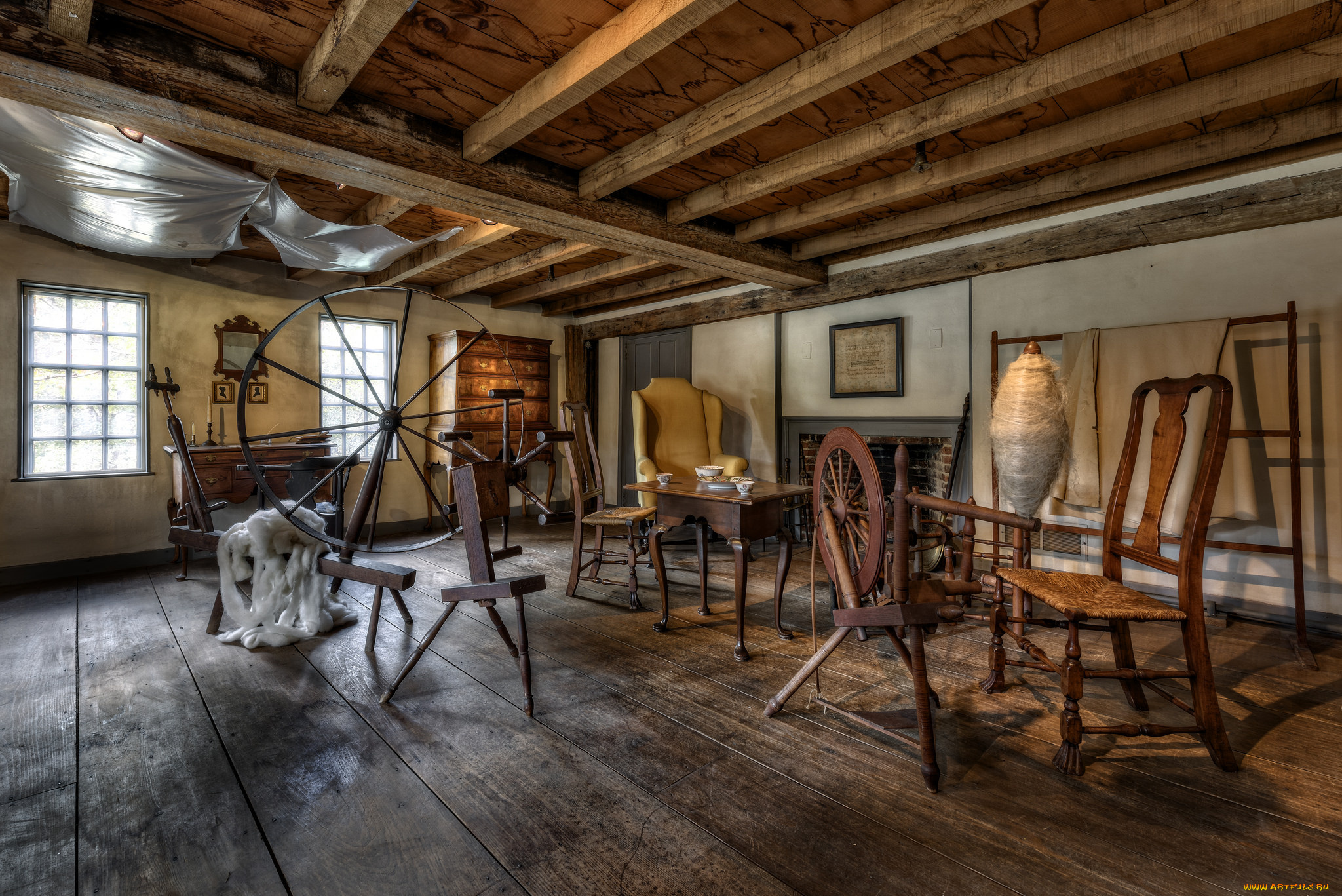 интерьер, -, другое, комната, мебель