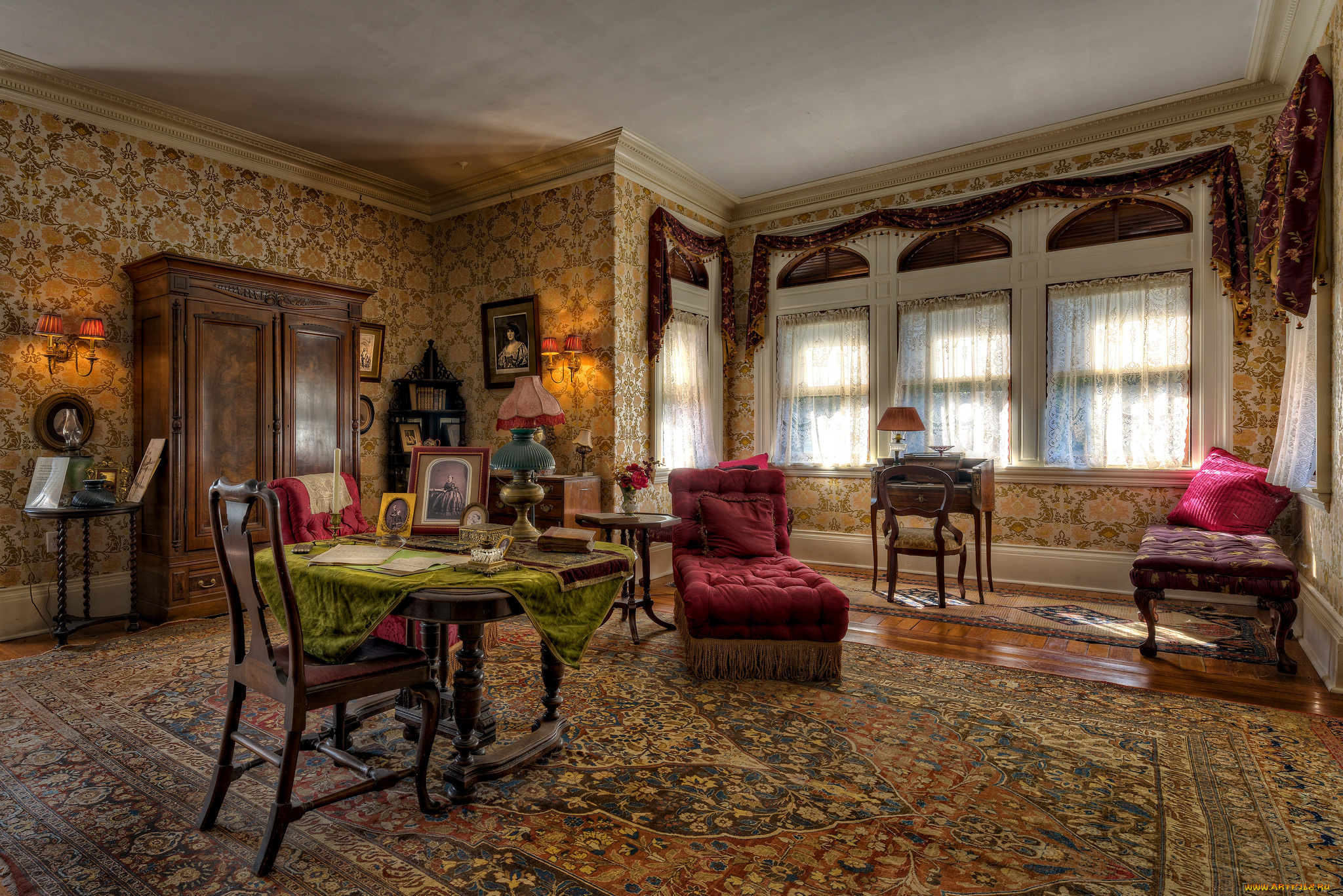 интерьер, гостиная, мебель, комната