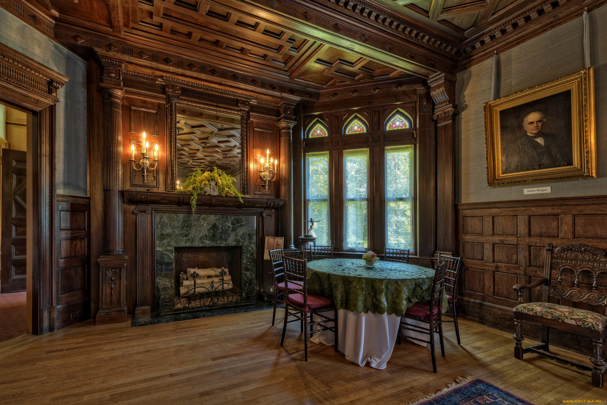 интерьер, гостиная, мебель, комната