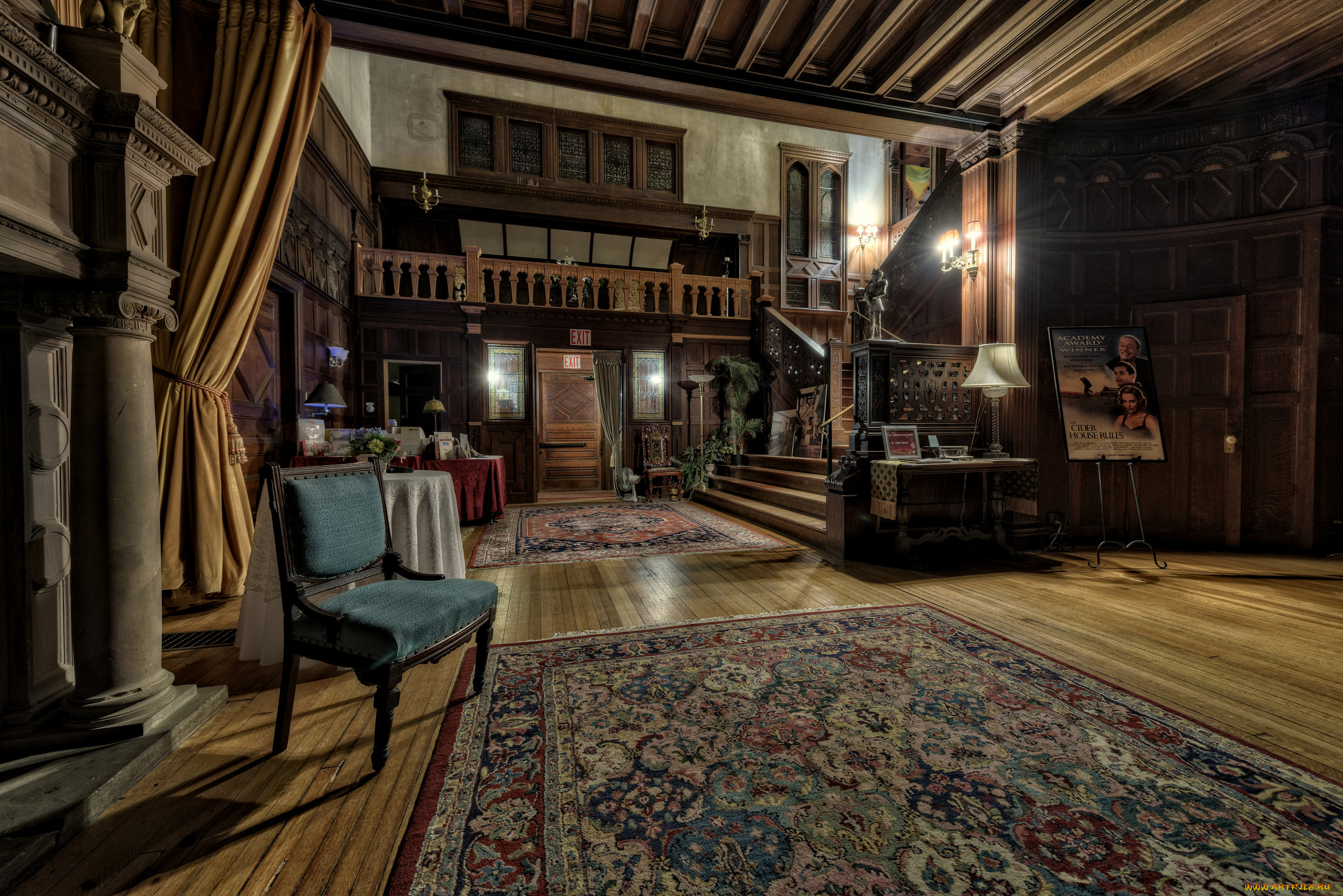 интерьер, холлы, , лестницы, , корридоры, комната, мебель