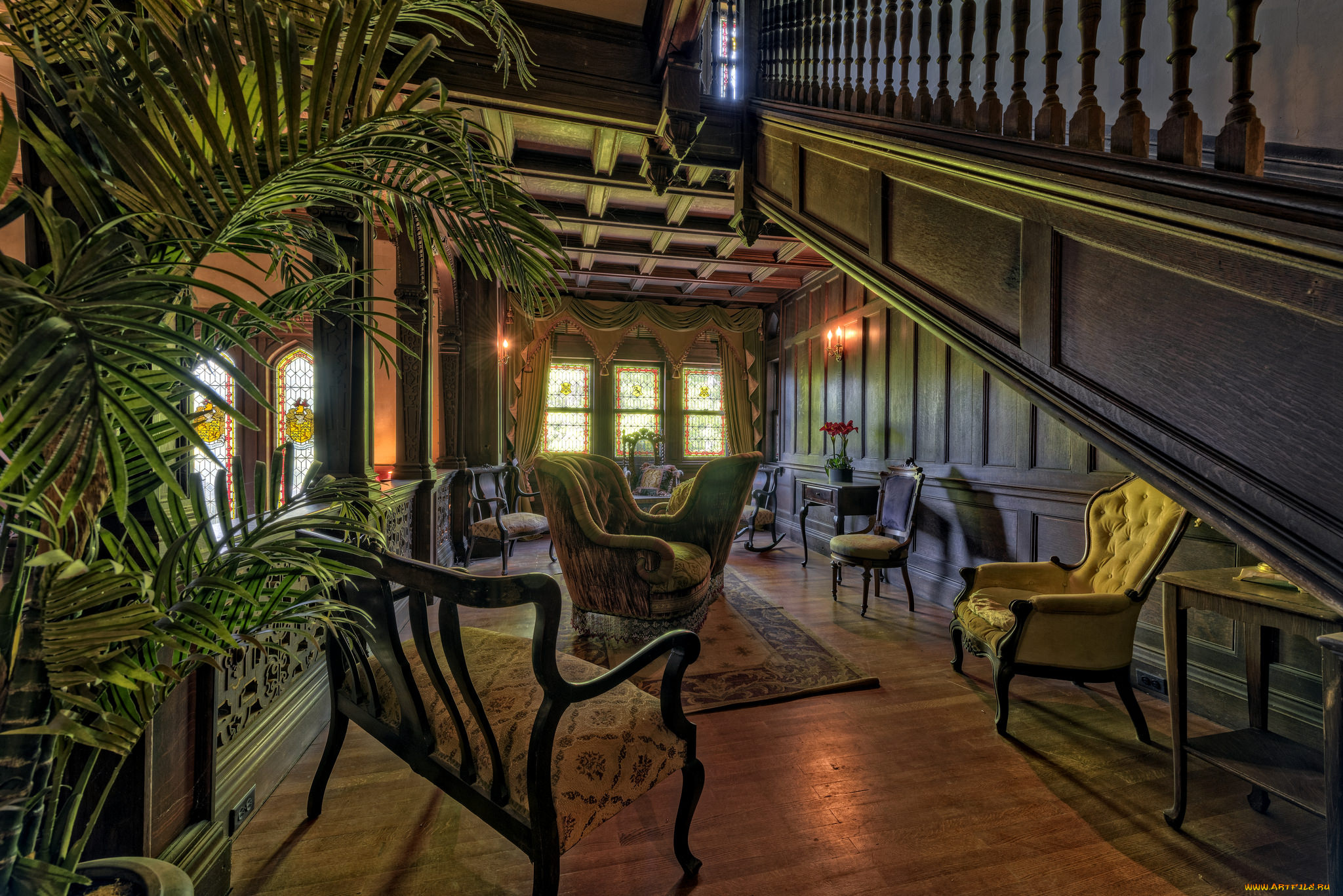 интерьер, холлы, , лестницы, , корридоры, мебель, комната