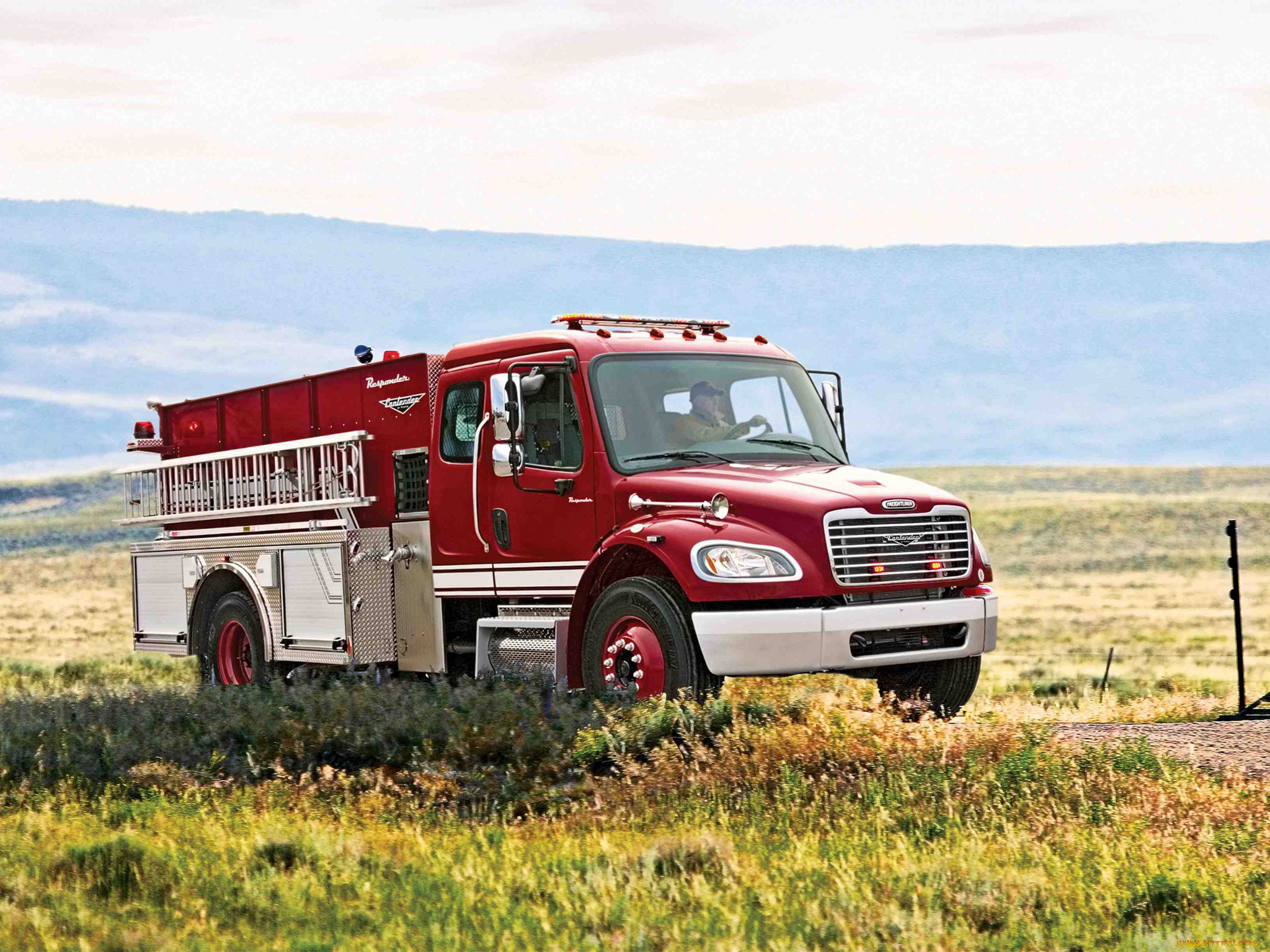 автомобили, пожарные, машины, freightliner