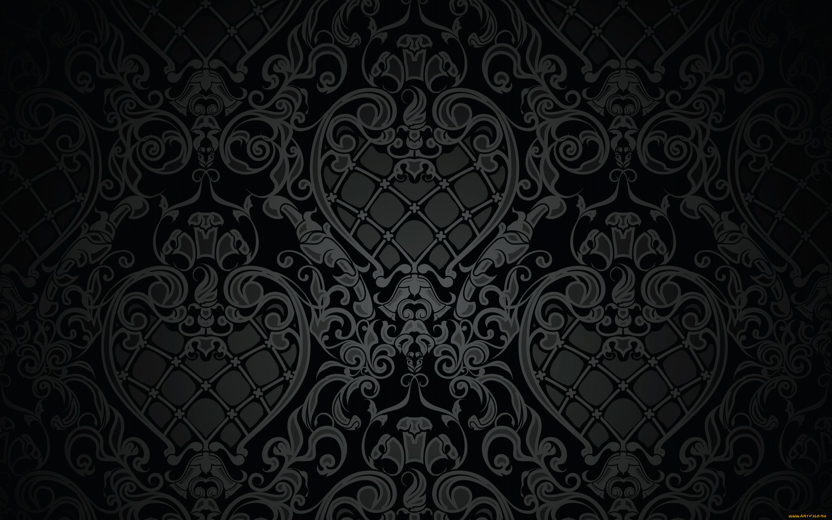 векторная, графика, другое, , other, vintage, dark, орнамент, узор, винтаж, pattern, gradient, vector, texture, background, black