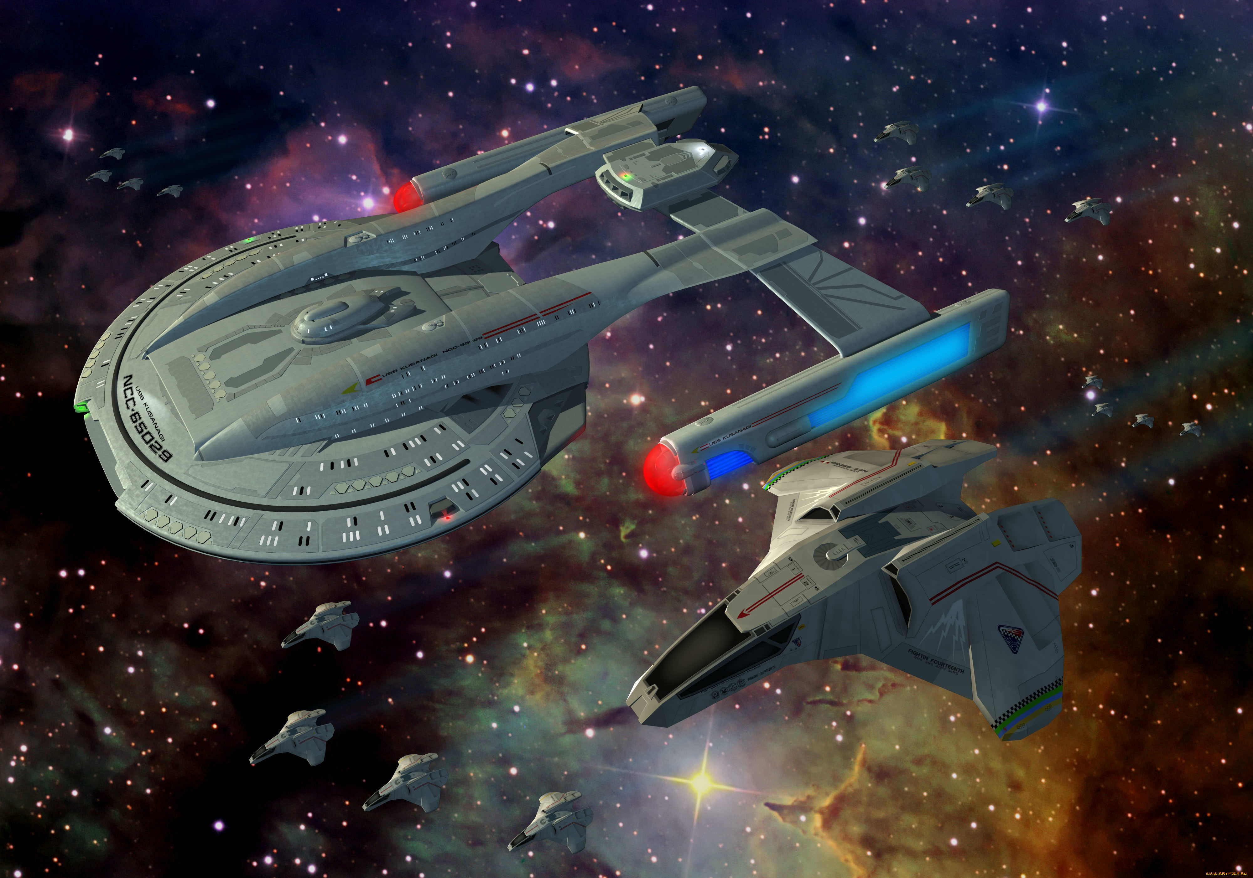 космос, арт, полет, звезды, вселенная, космический, корабль