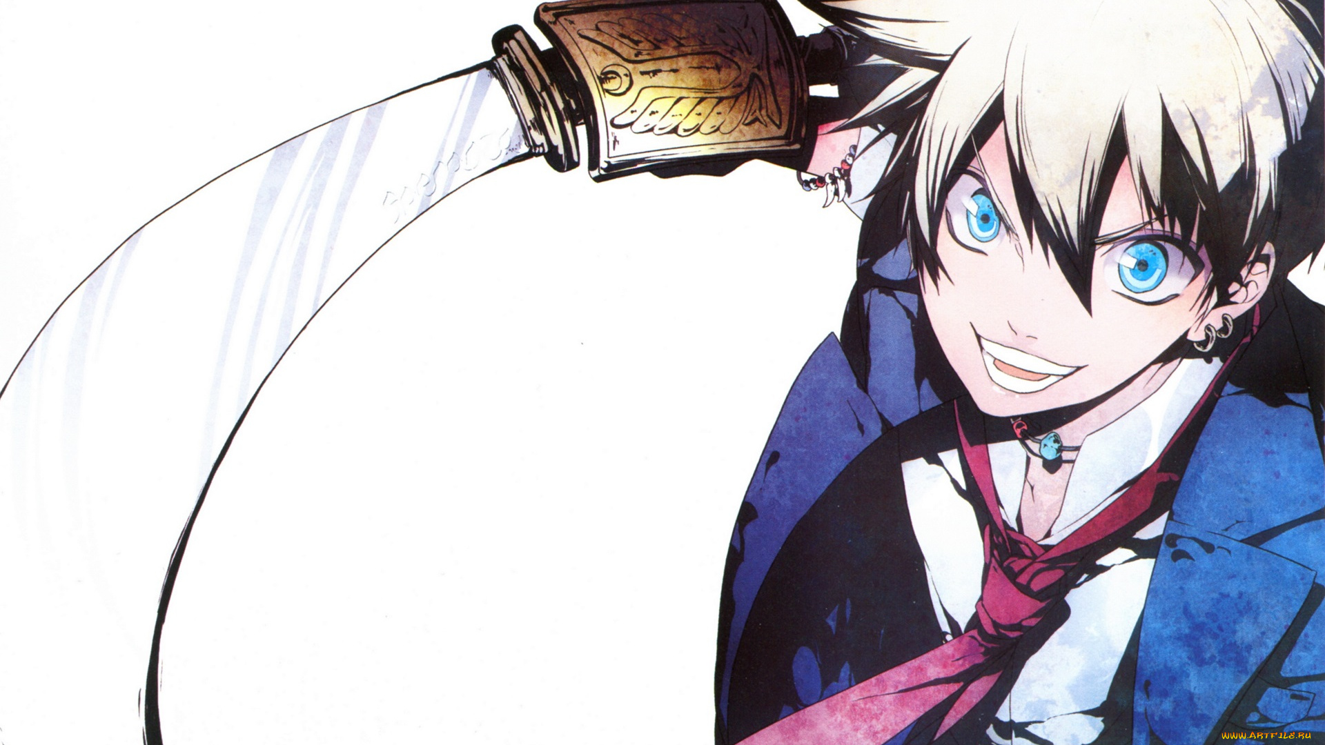 аниме, arcana, famiglia, парень