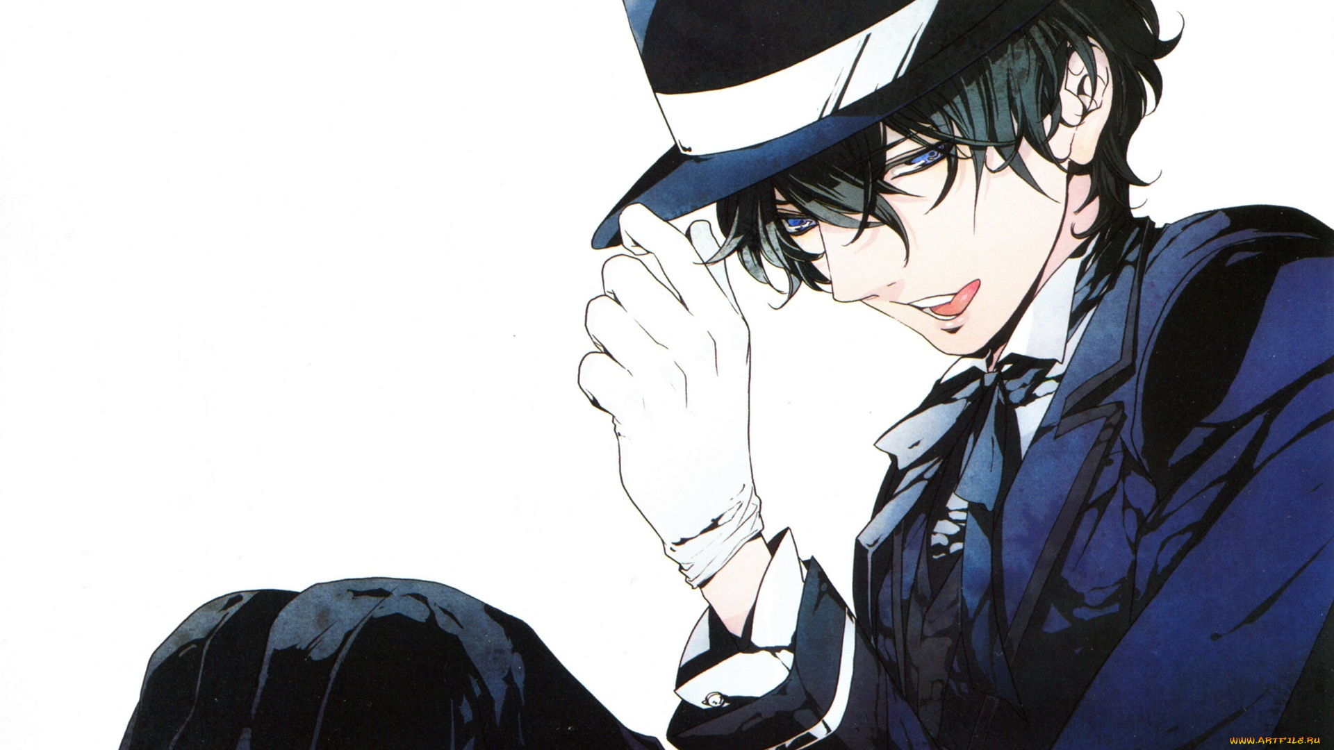 аниме, arcana, famiglia, парень