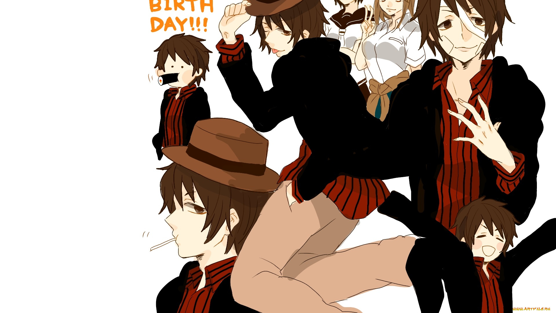 аниме, durarara, rokujo, chikage