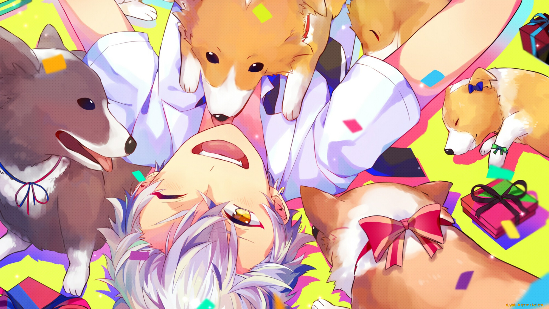 аниме, ensemble, stars, oogami, kouga