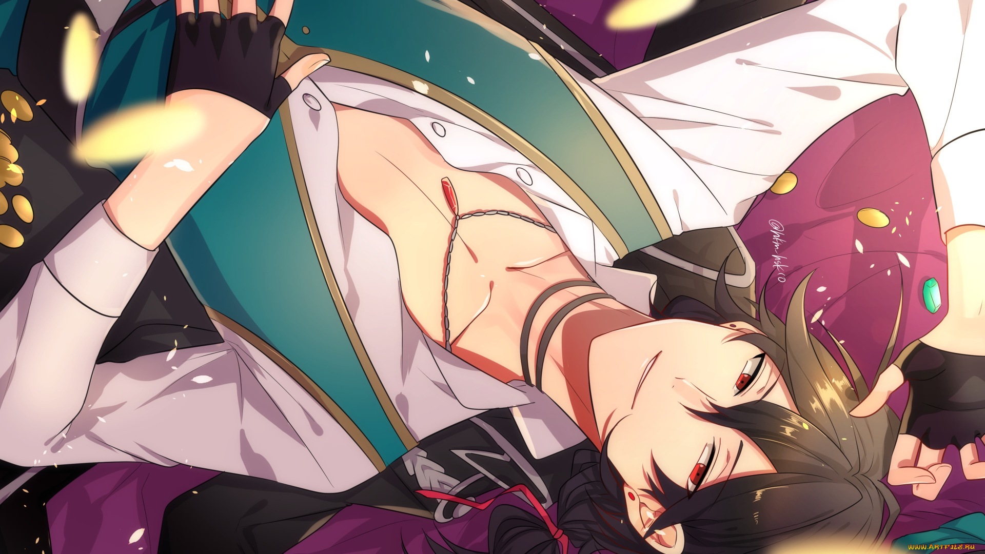 аниме, ensemble, stars, sakuma, rei