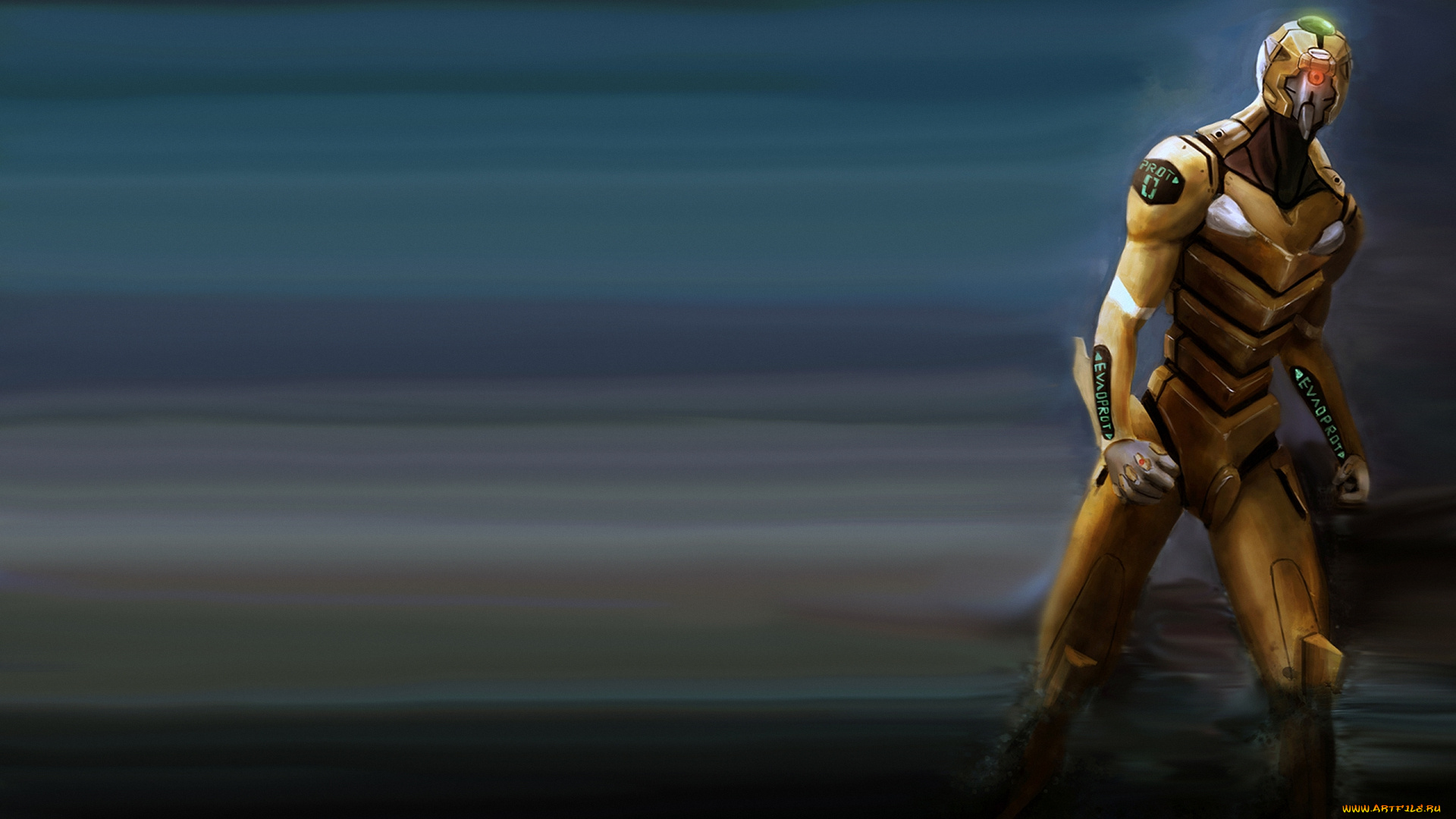 аниме, evangelion, робот, меха, eva