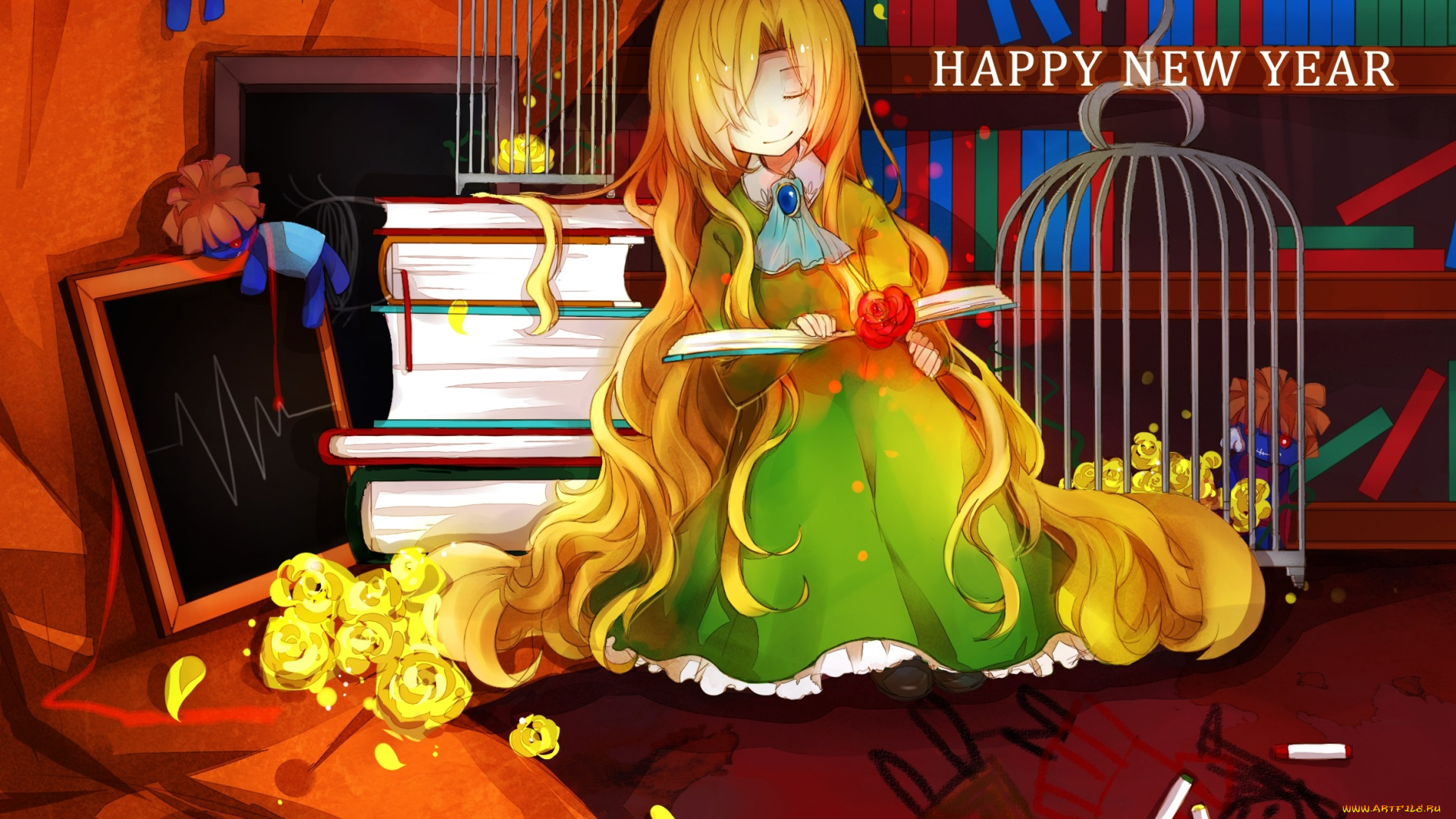 аниме, ib, mary