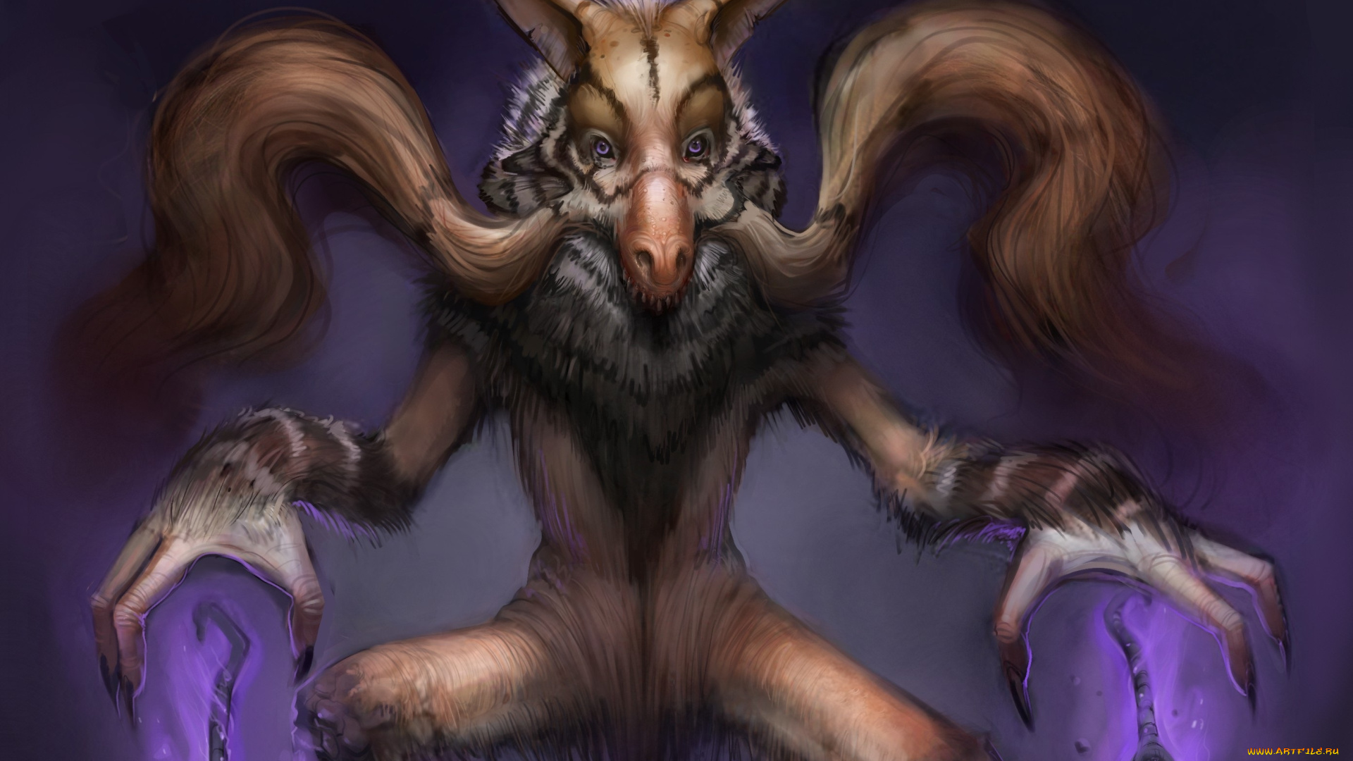 аниме, pokemon, alakazam