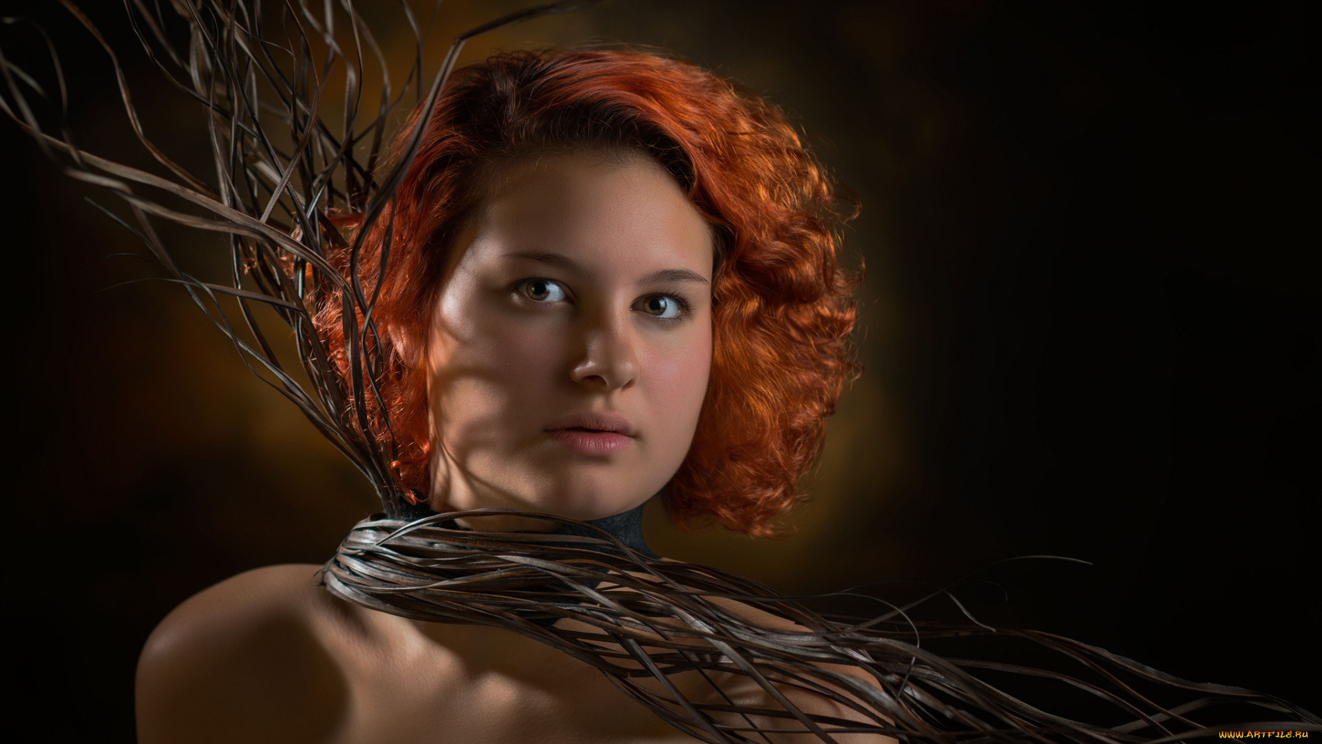 девушки, -unsort, , рыжеволосые, и, другие, взгляд, лицо