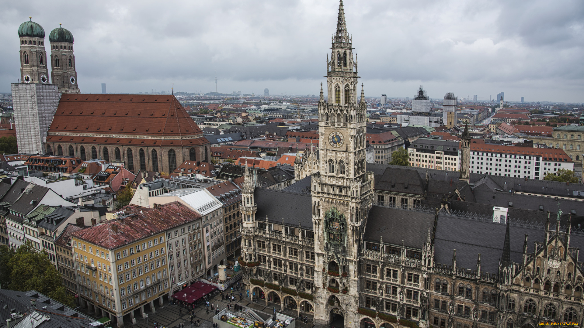 marienplatz, , munich, , germany, города, мюнхен, , германия, шпиль