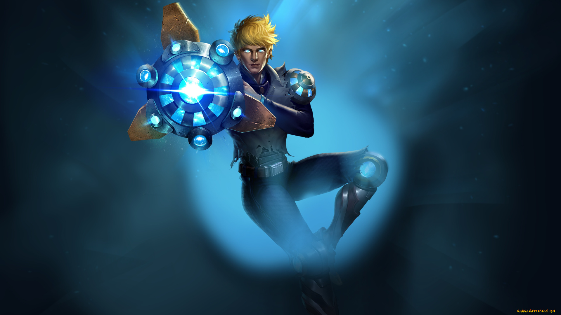 видео, игры, heroes, of, newerth, heroes, of, newerth, cyborg, flux, hon, genos