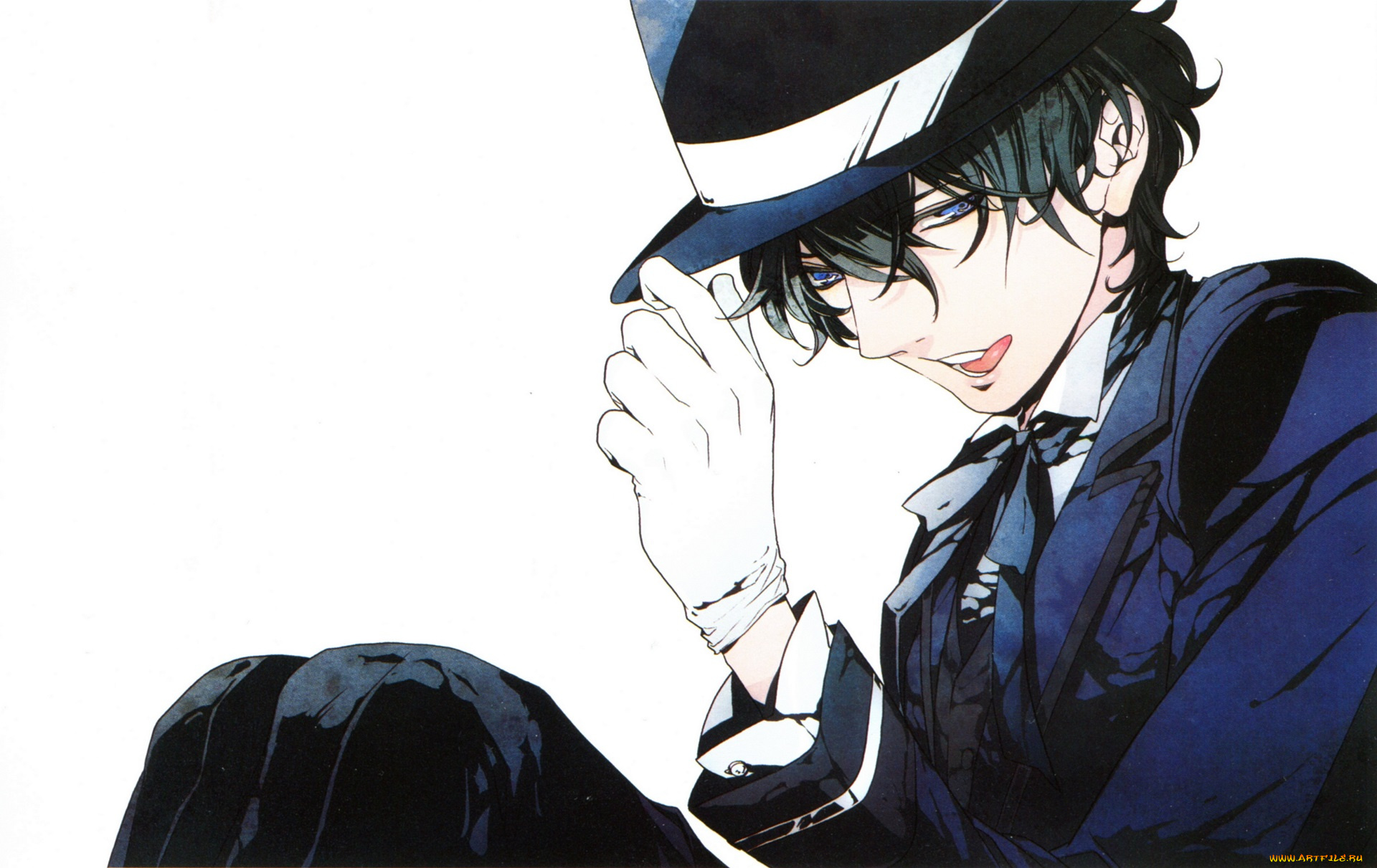 аниме, arcana, famiglia, парень