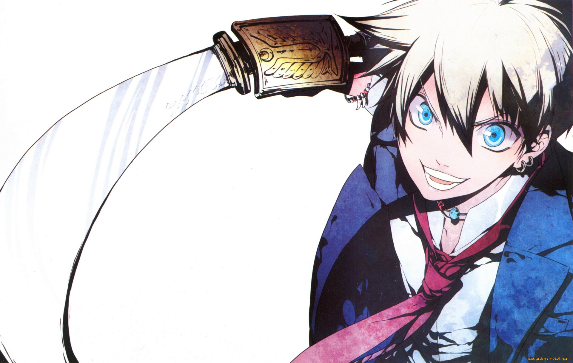 аниме, arcana, famiglia, парень