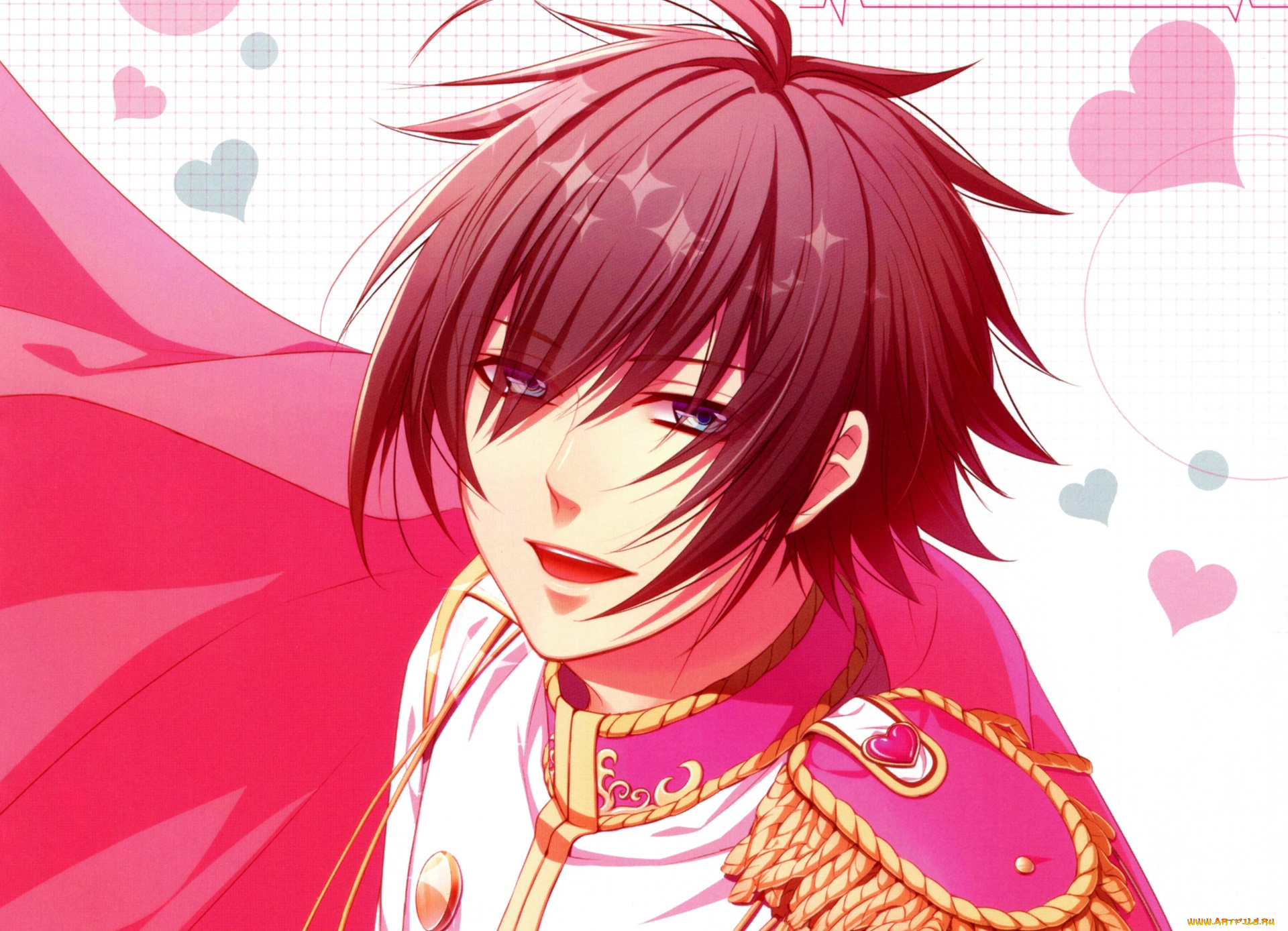 аниме, glass, heart, princess, masaki, shinnosuke