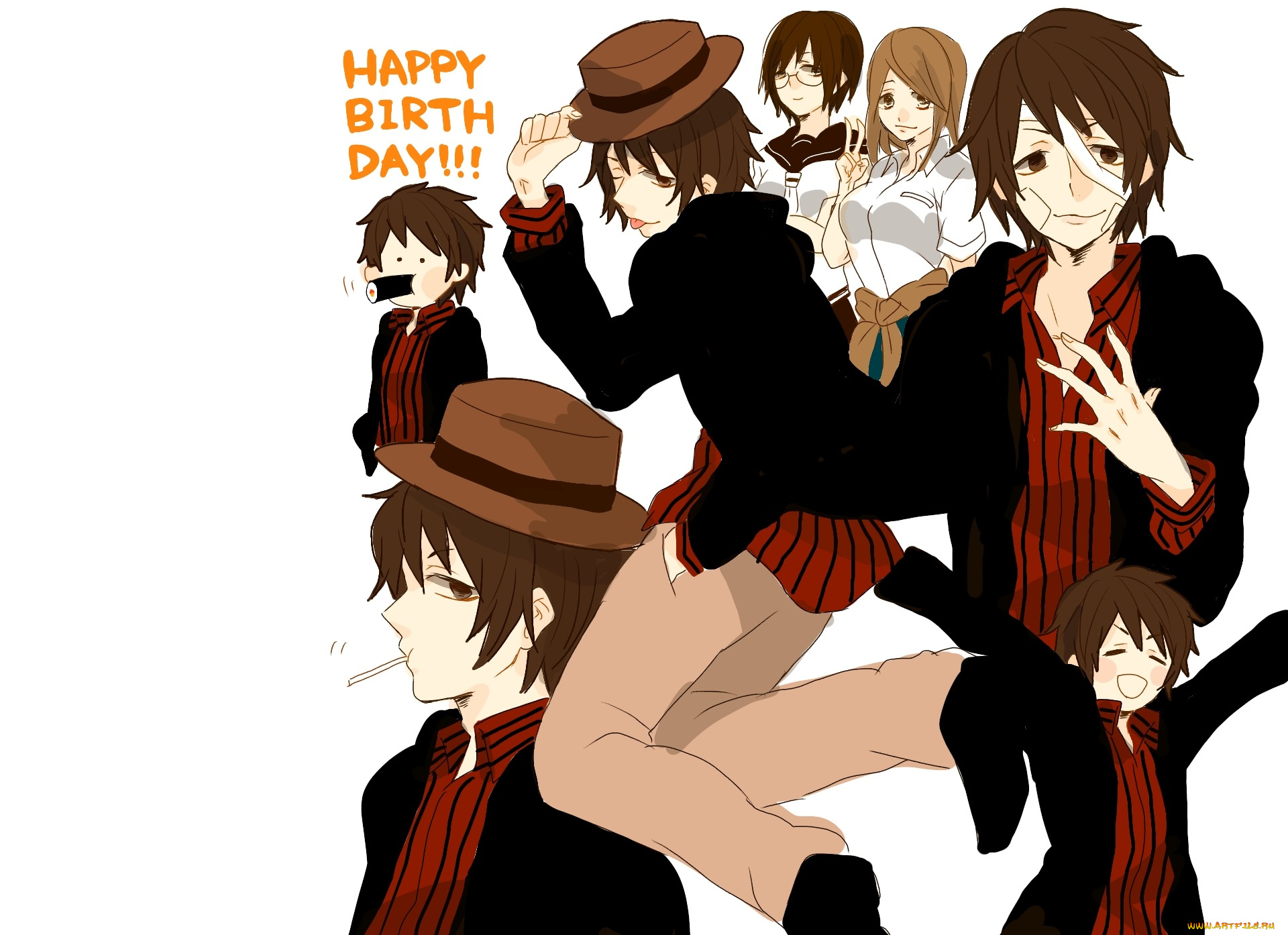 аниме, durarara, rokujo, chikage