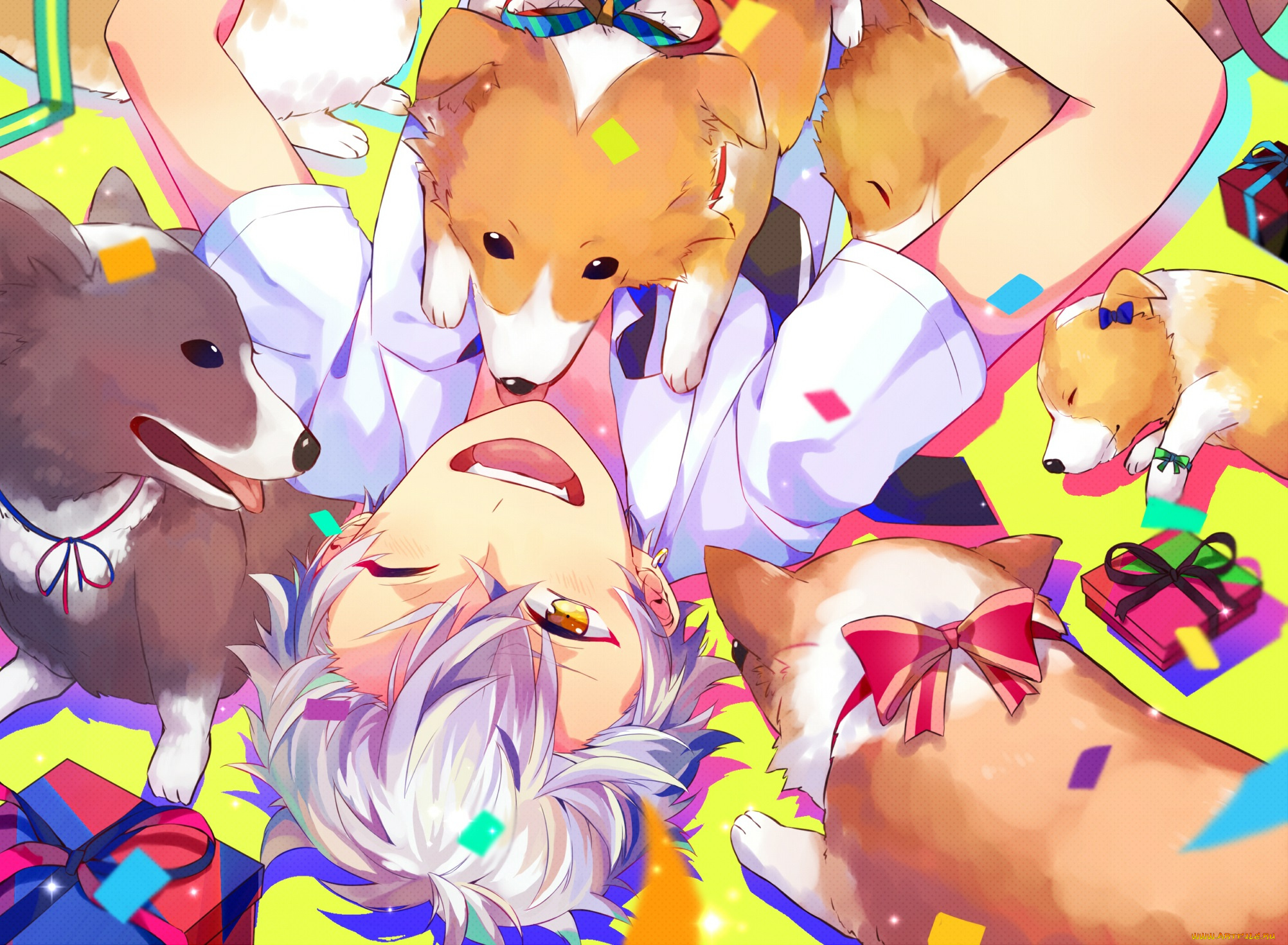 аниме, ensemble, stars, oogami, kouga