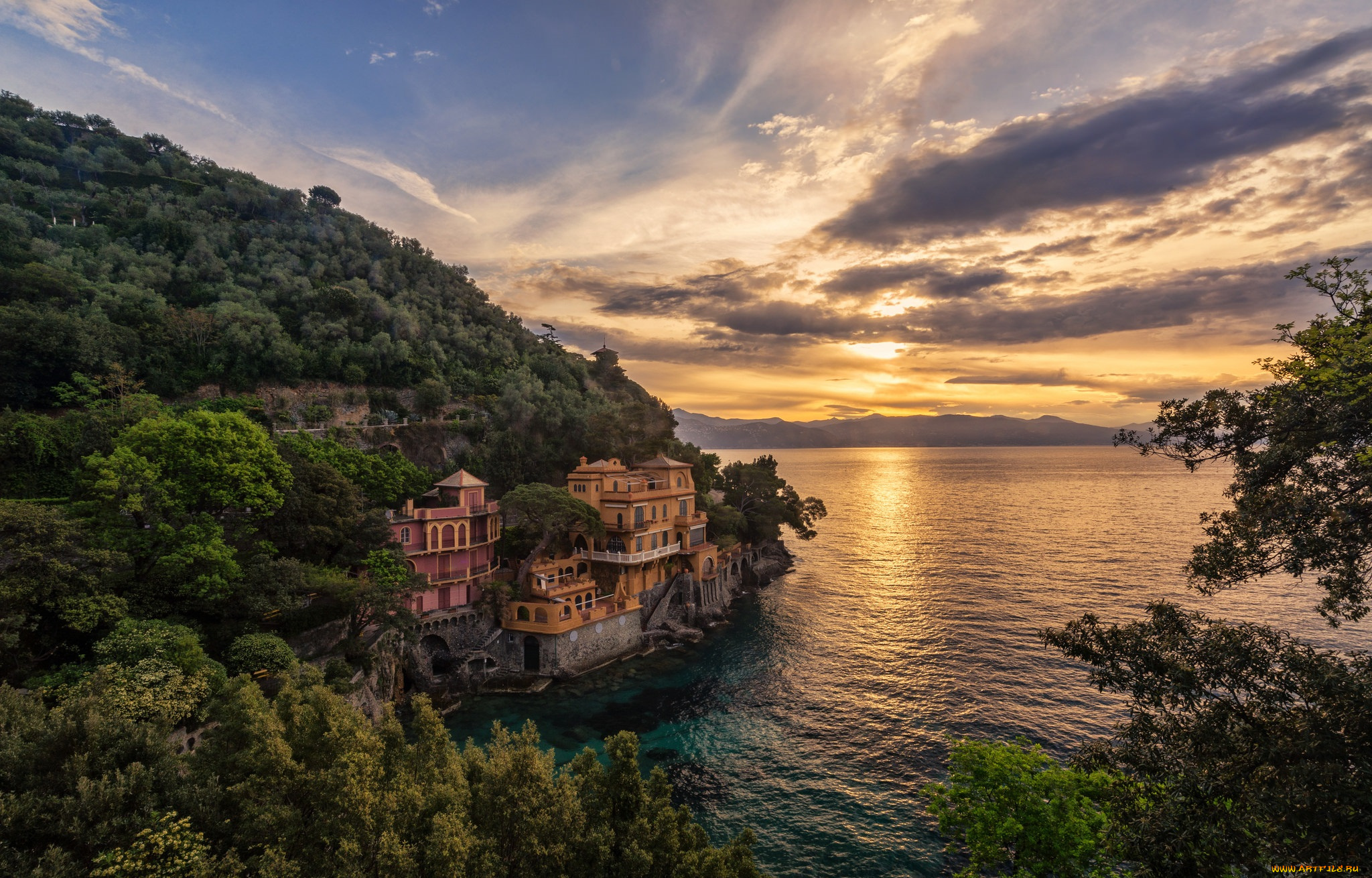 города, -, пейзажи, рассвет