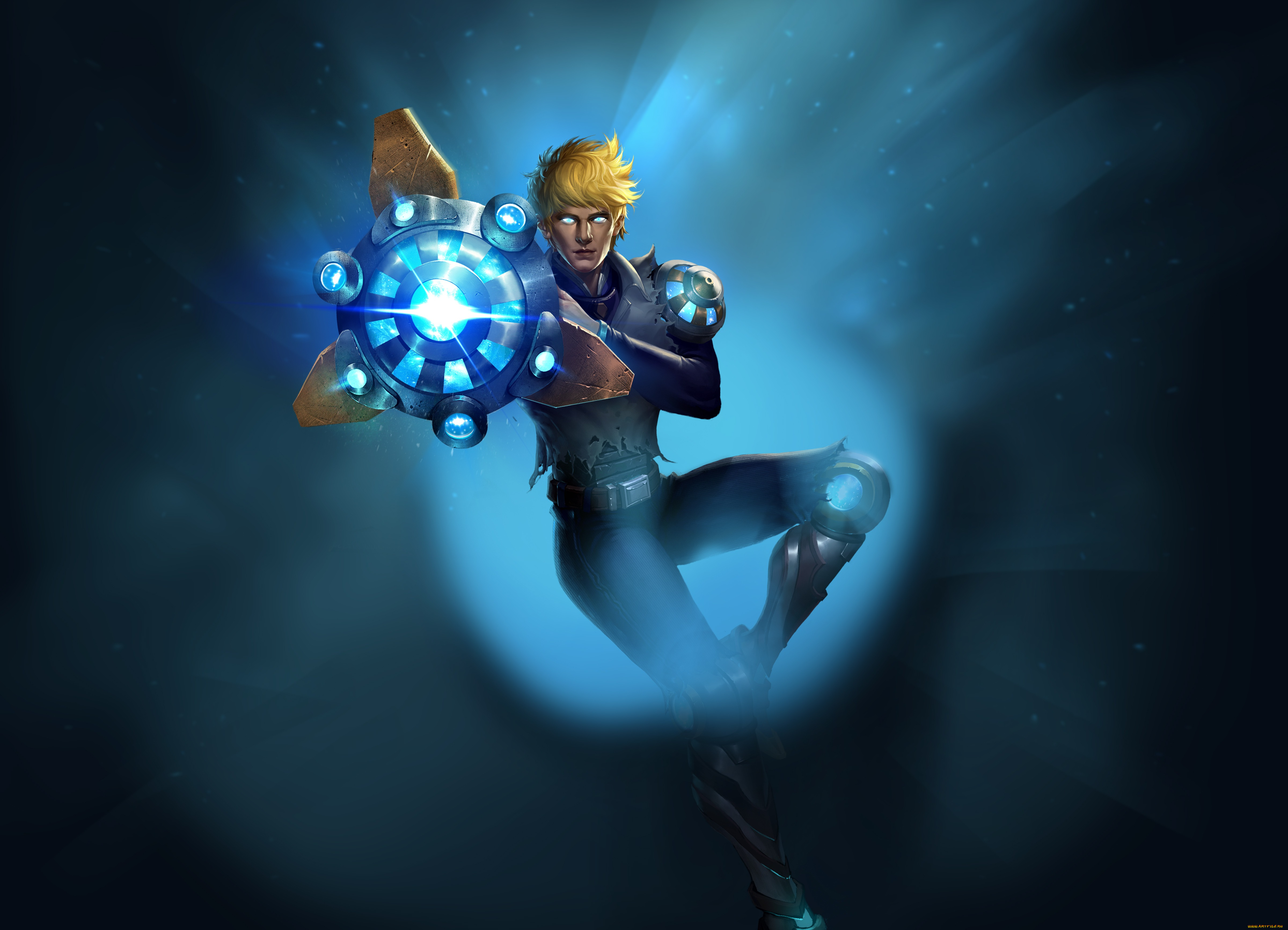 видео, игры, heroes, of, newerth, heroes, of, newerth, cyborg, flux, hon, genos