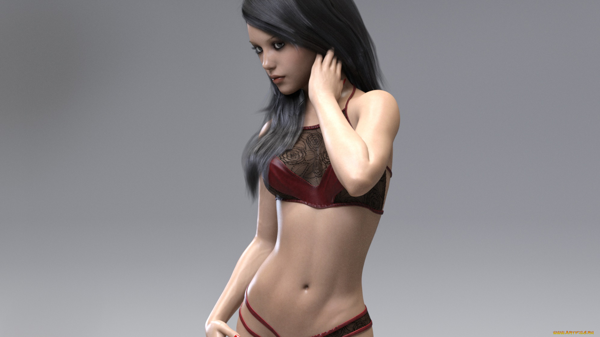 3д, графика, люди, , people, фон, взгляд, девушка