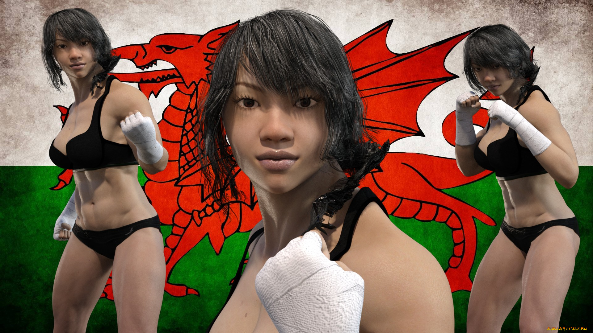 3д, графика, спорт, , sport, девушки, поза, фон, взгляд