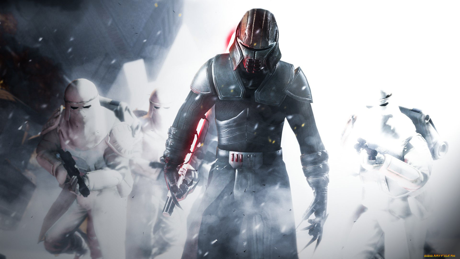 фэнтези, _star, wars, gun, saber, sith, weapon, by, sidezeo, light, fog, sword, startroopers, starkiller, star, wars