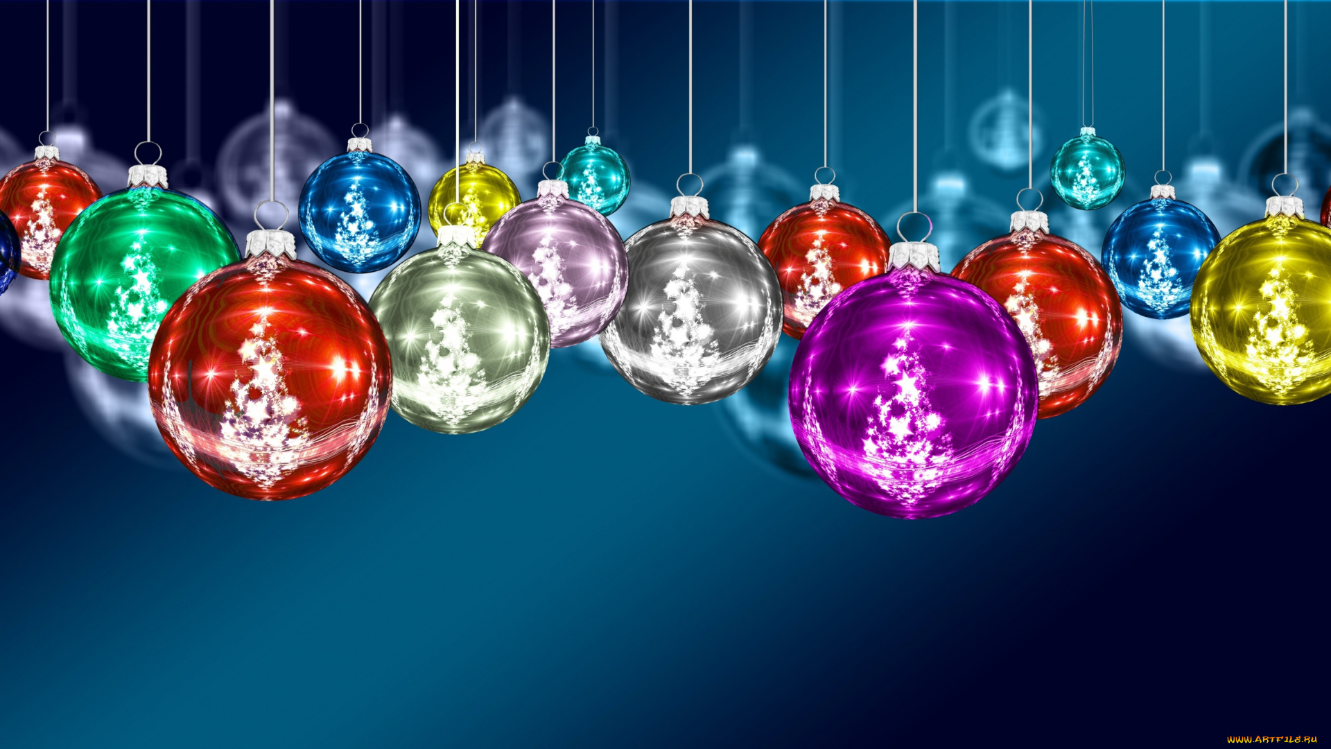 праздничные, шары, шарики, украшения, новый, год, игрушки, рождество