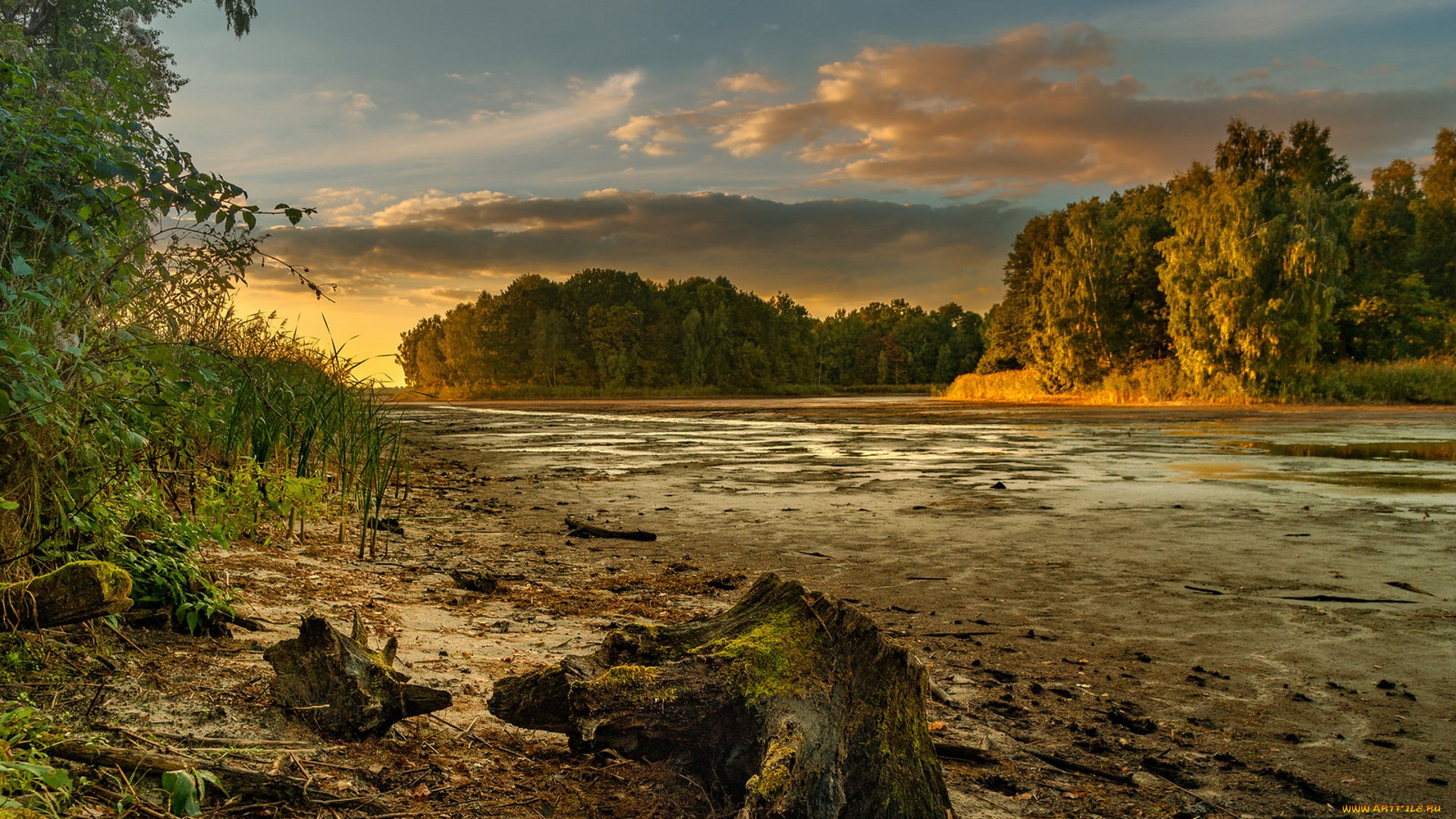 природа, реки, озера, простор