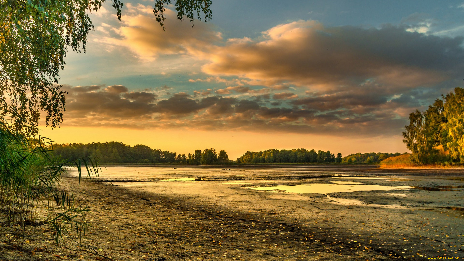 природа, реки, озера, простор