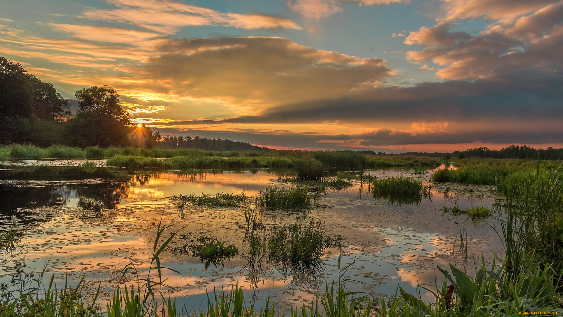 природа, реки, озера, простор