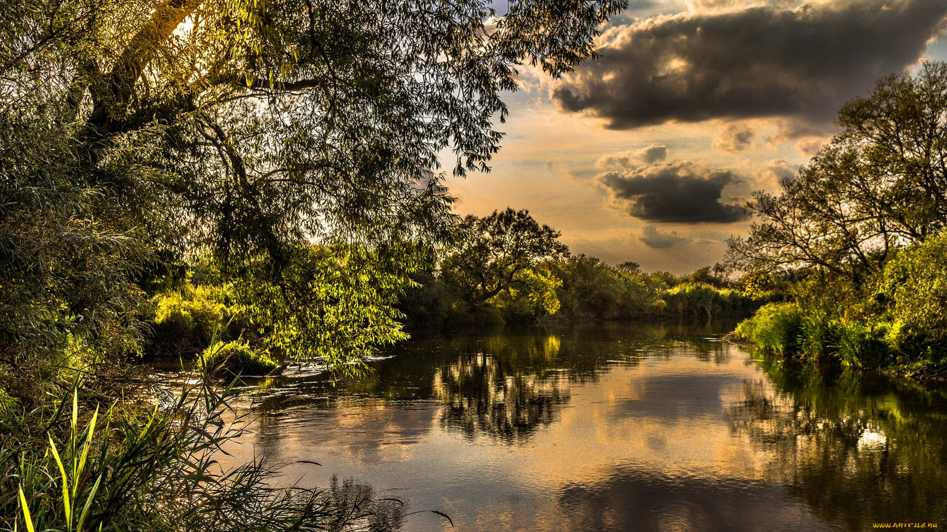 природа, реки, озера, простор