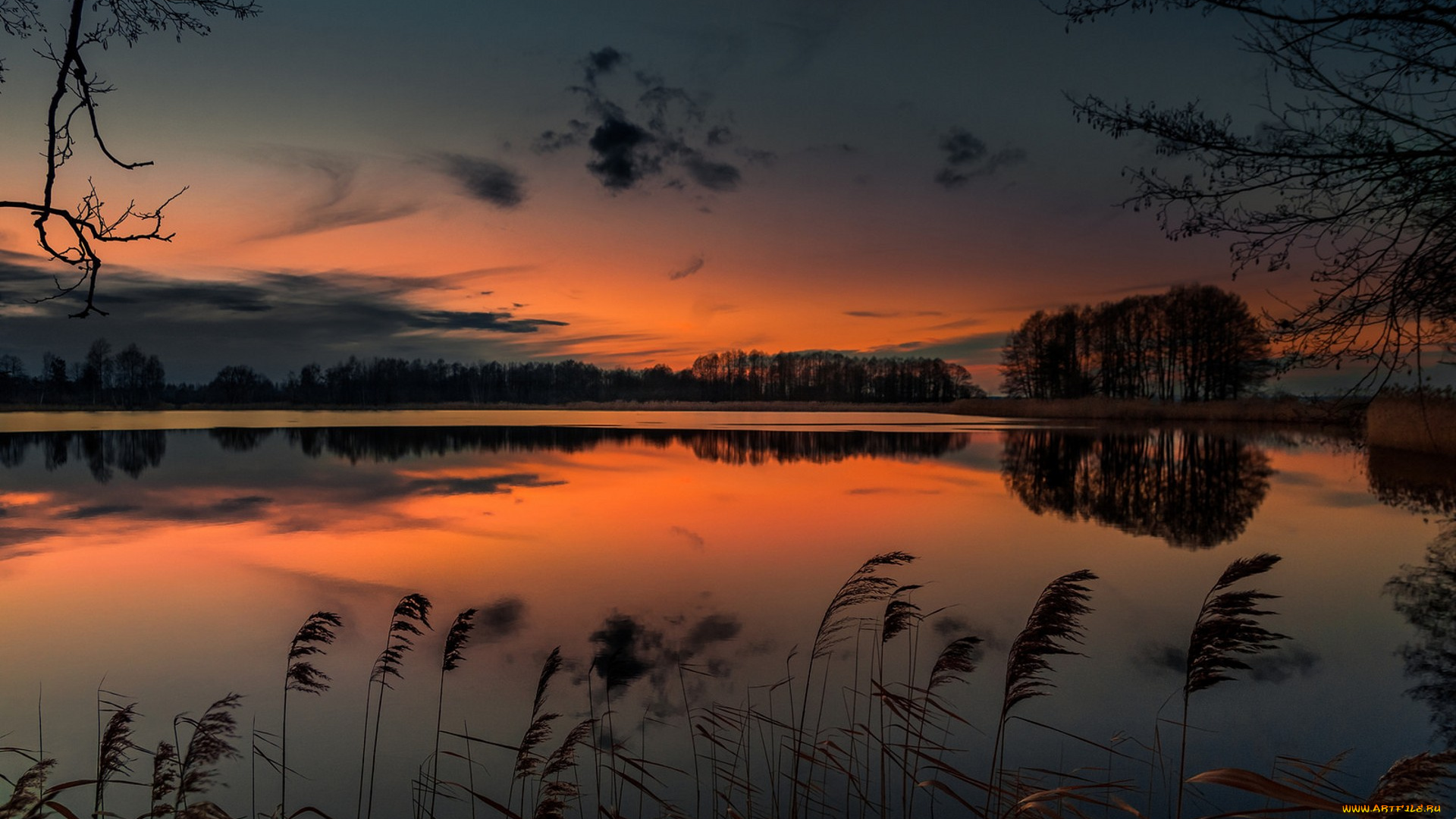 природа, реки, озера, простор