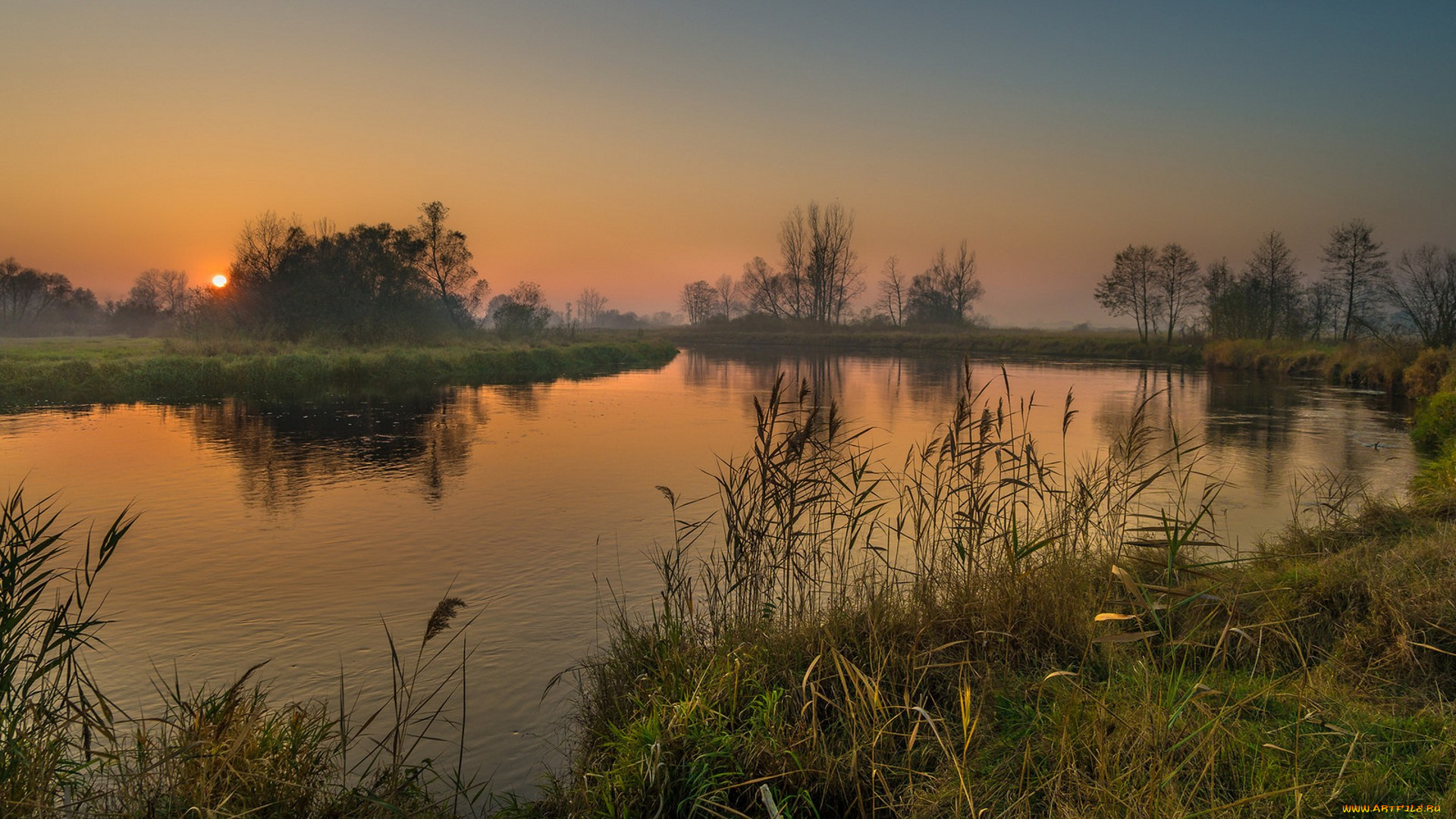 природа, реки, озера, простор
