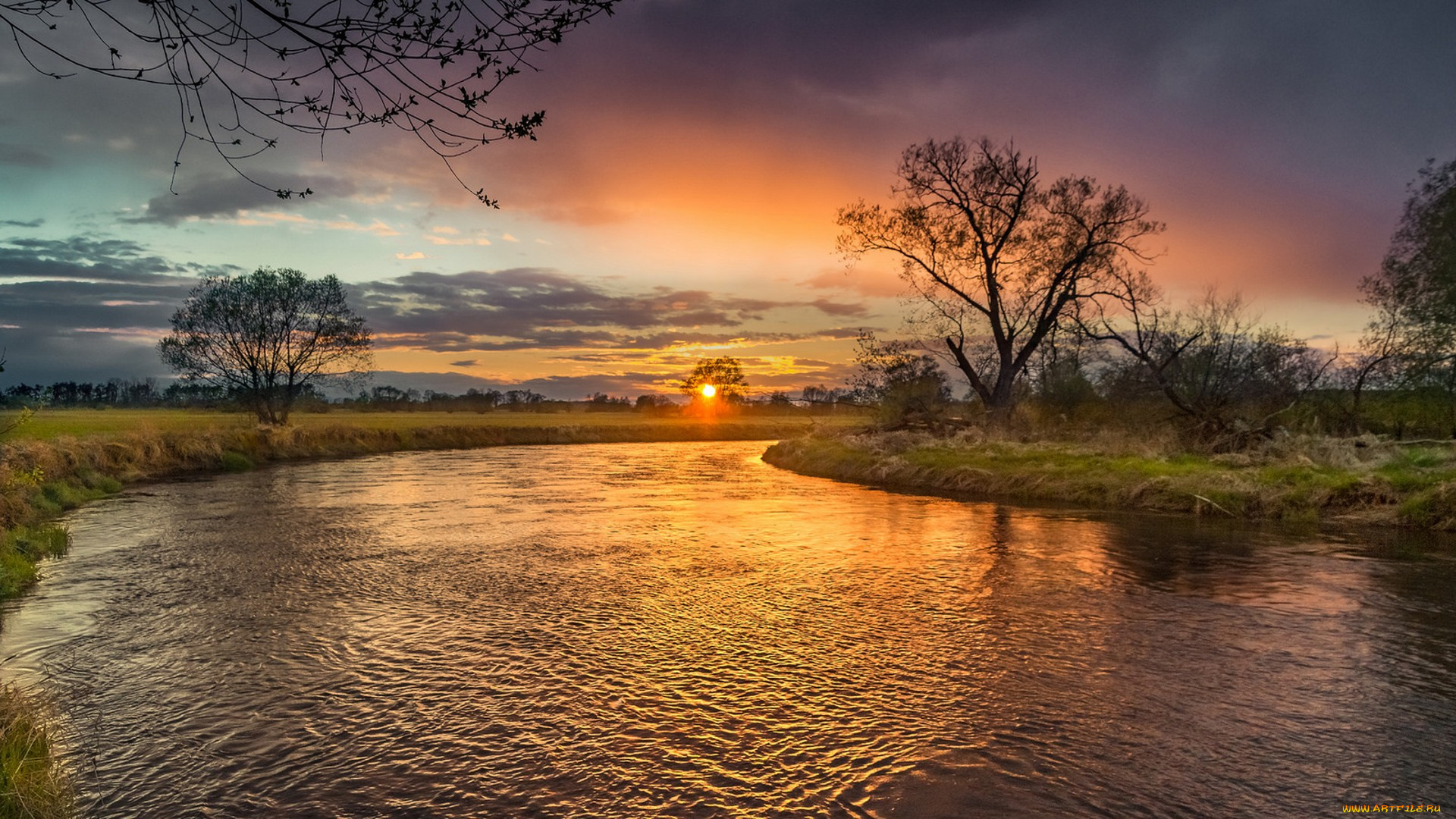 природа, восходы, закаты, простор