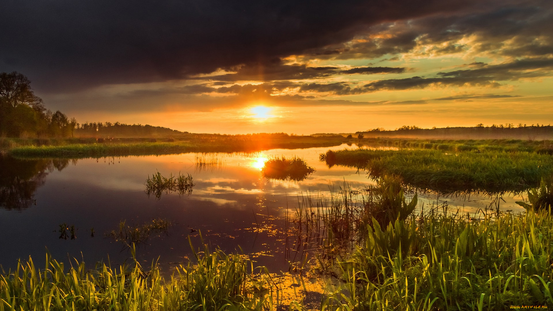 природа, восходы, закаты, простор