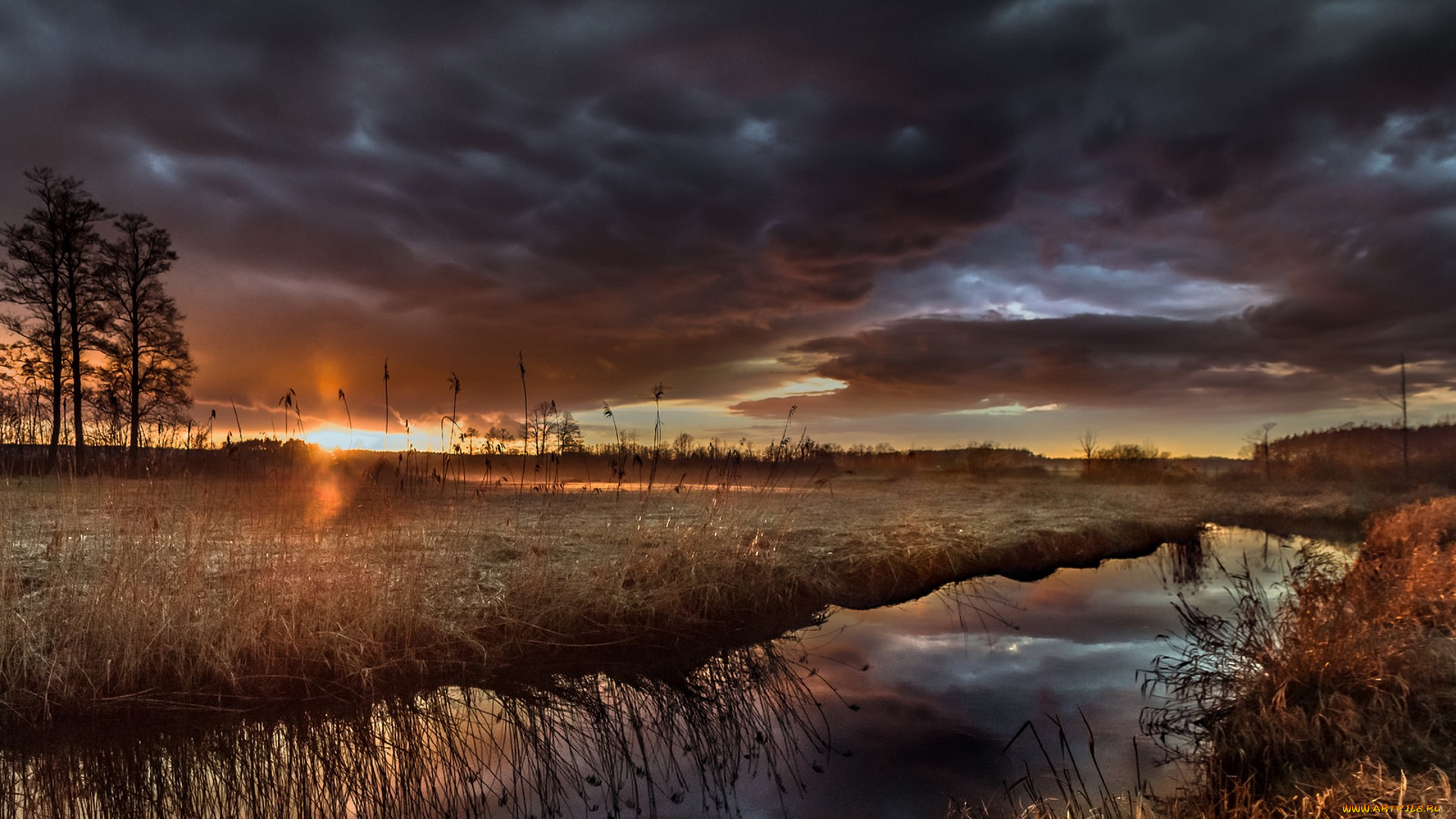 природа, восходы, закаты, простор