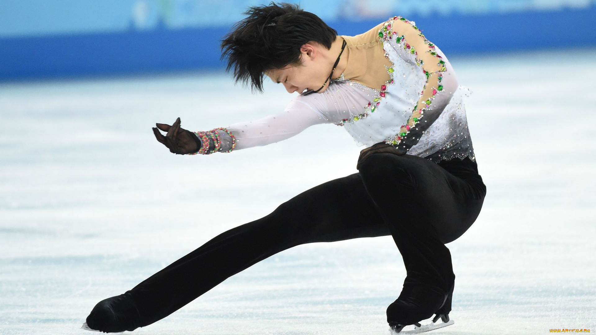 спорт, фигурное, катание, выступление, мужчина