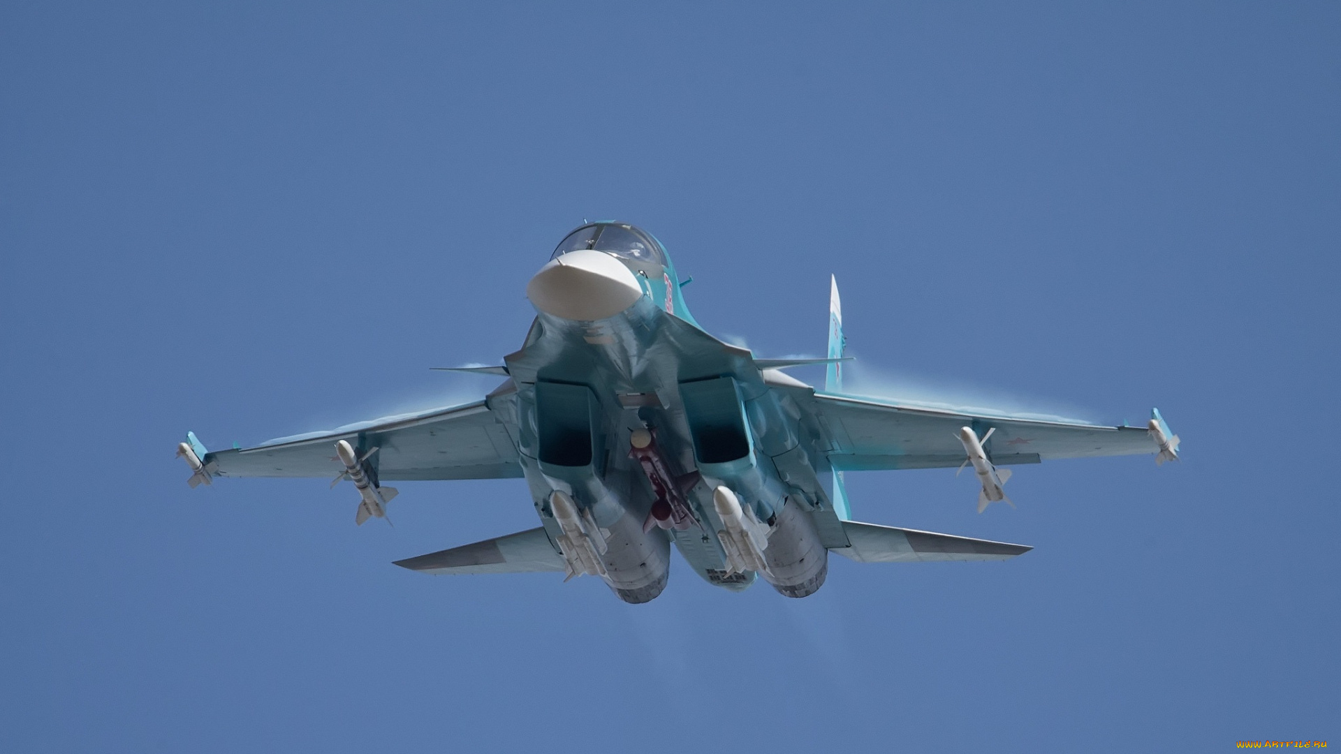 su-34, fullback, авиация, боевые, самолёты, бомбардировщик