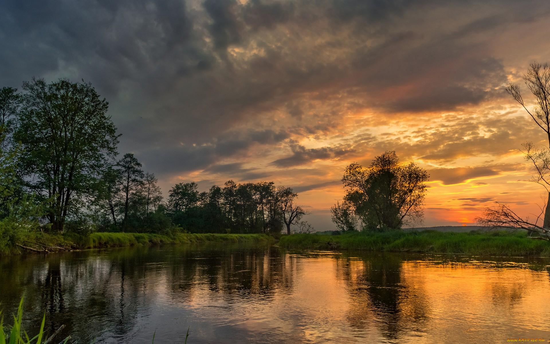 природа, реки, озера, простор